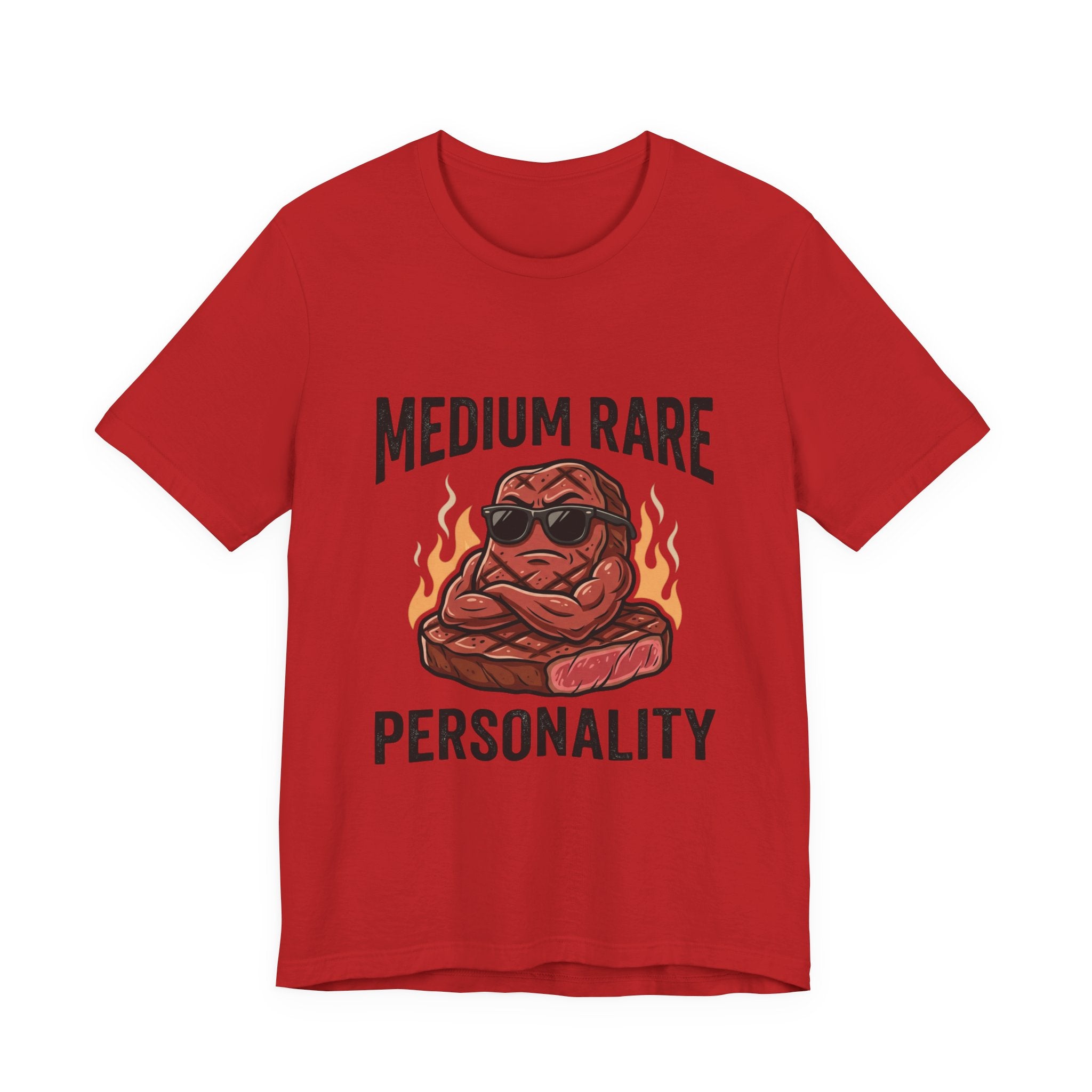 Medium Rare Personality Steak T-Shirt — Funny Grill & BBQ Shirt