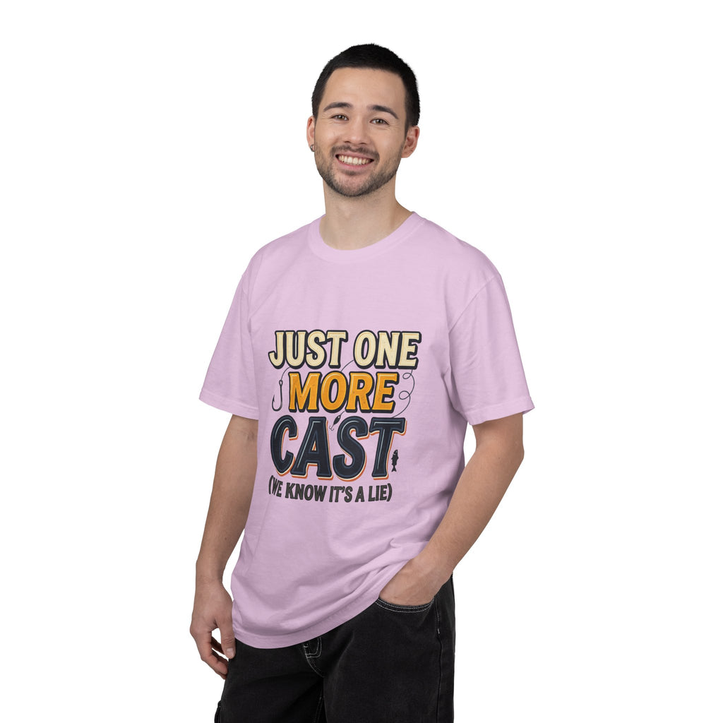 Fishing T-Shirt — "Just One More Cast (We Know It's A Lie)" Graphic Tee