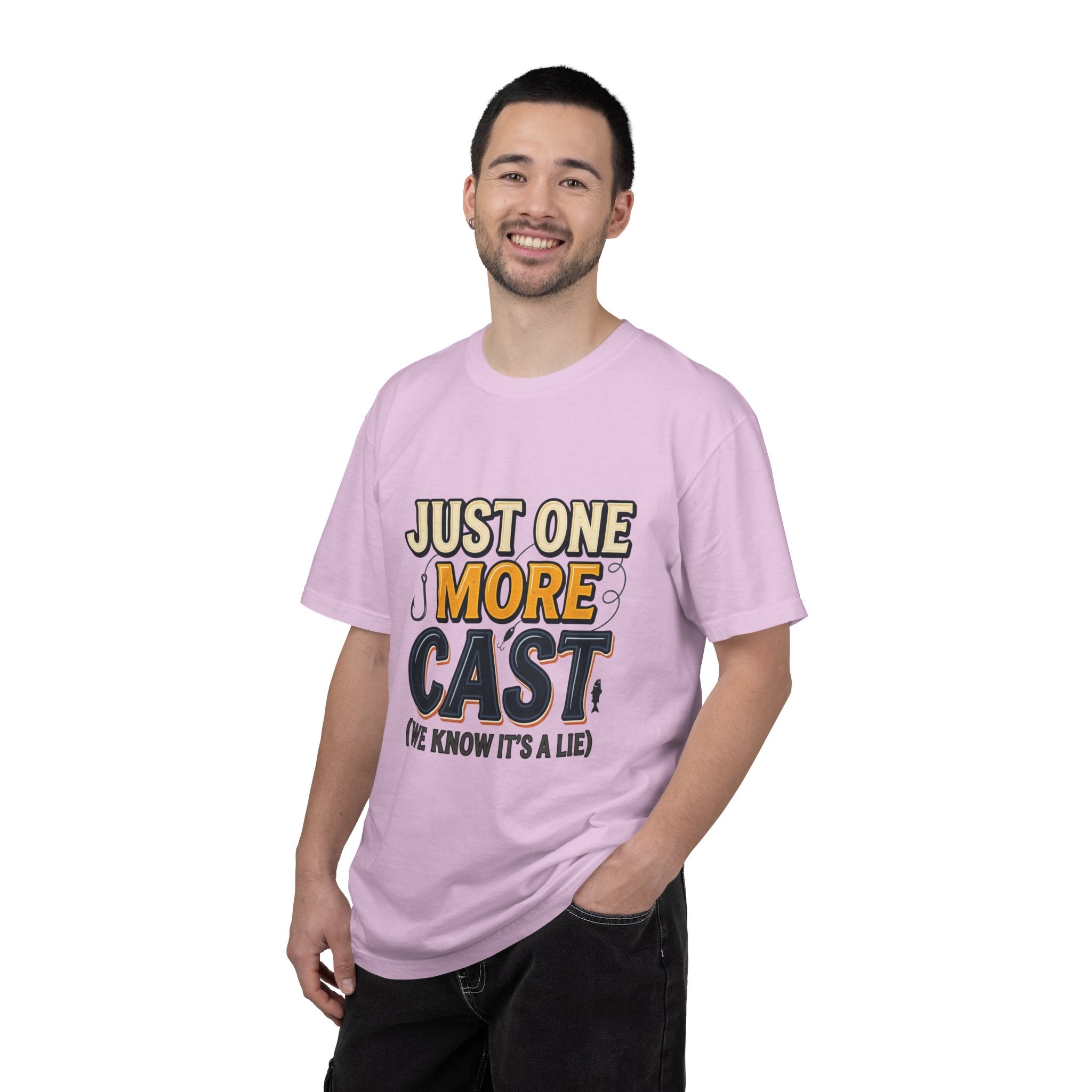 Fishing T-Shirt — "Just One More Cast (We Know It's A Lie)" Graphic Tee