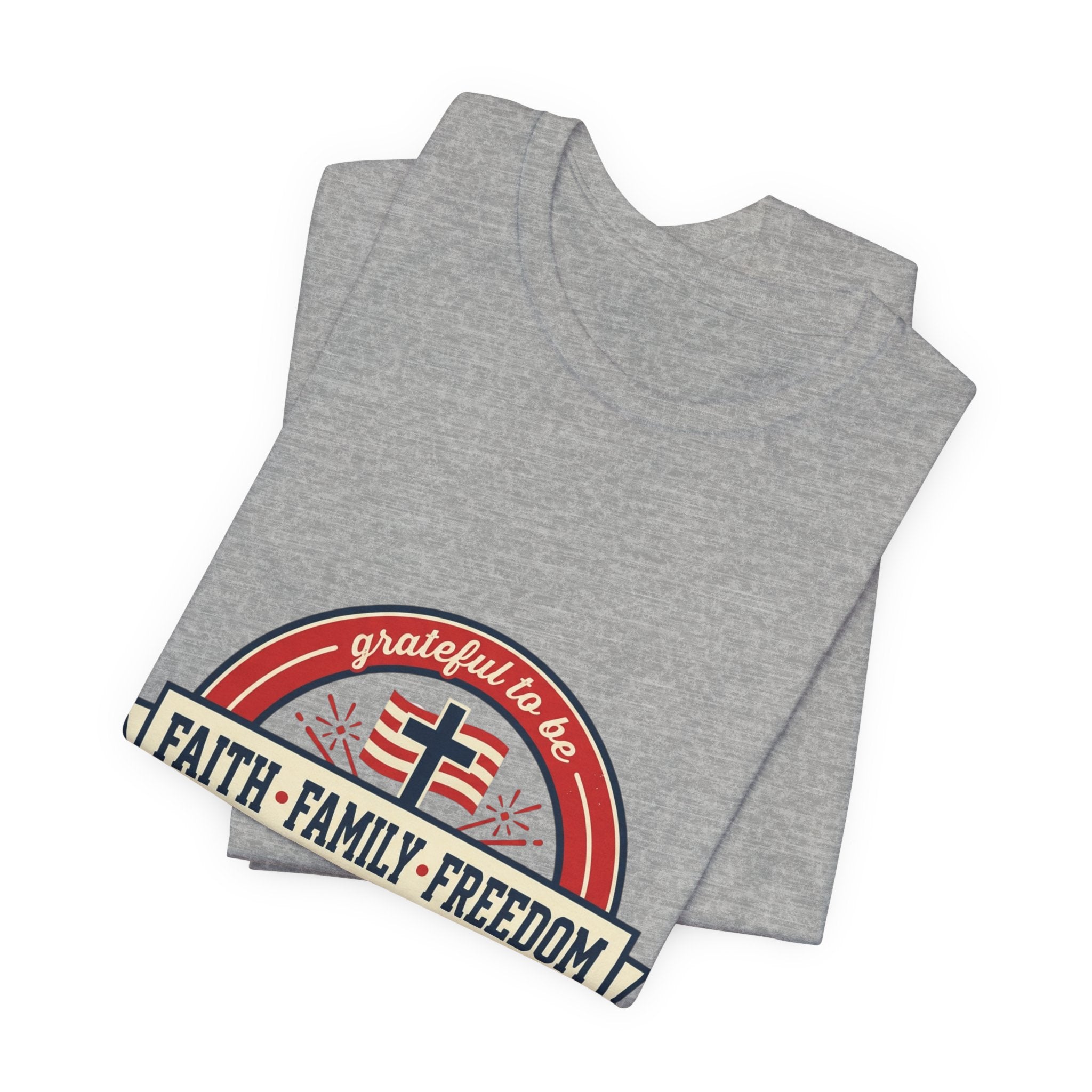Faith • Family • Freedom T-Shirt | patriotic faith-based vintage Americana