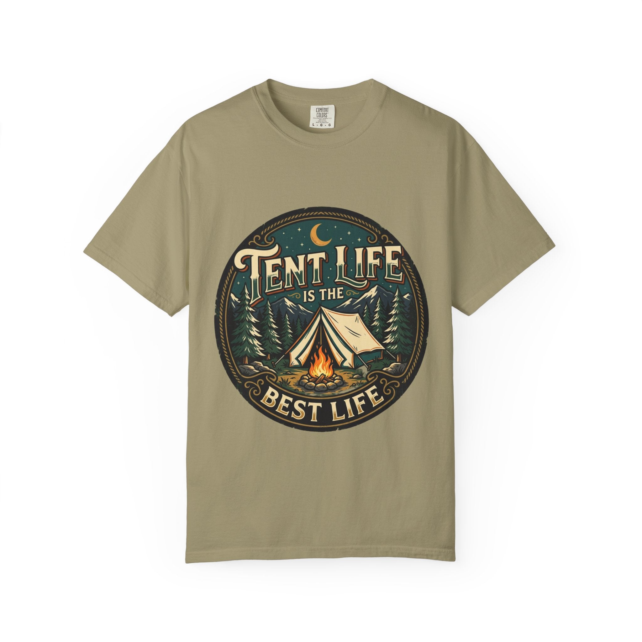 Tent Life T-Shirt — 'Tent Life is the Best Life' Camping Graphic Tee