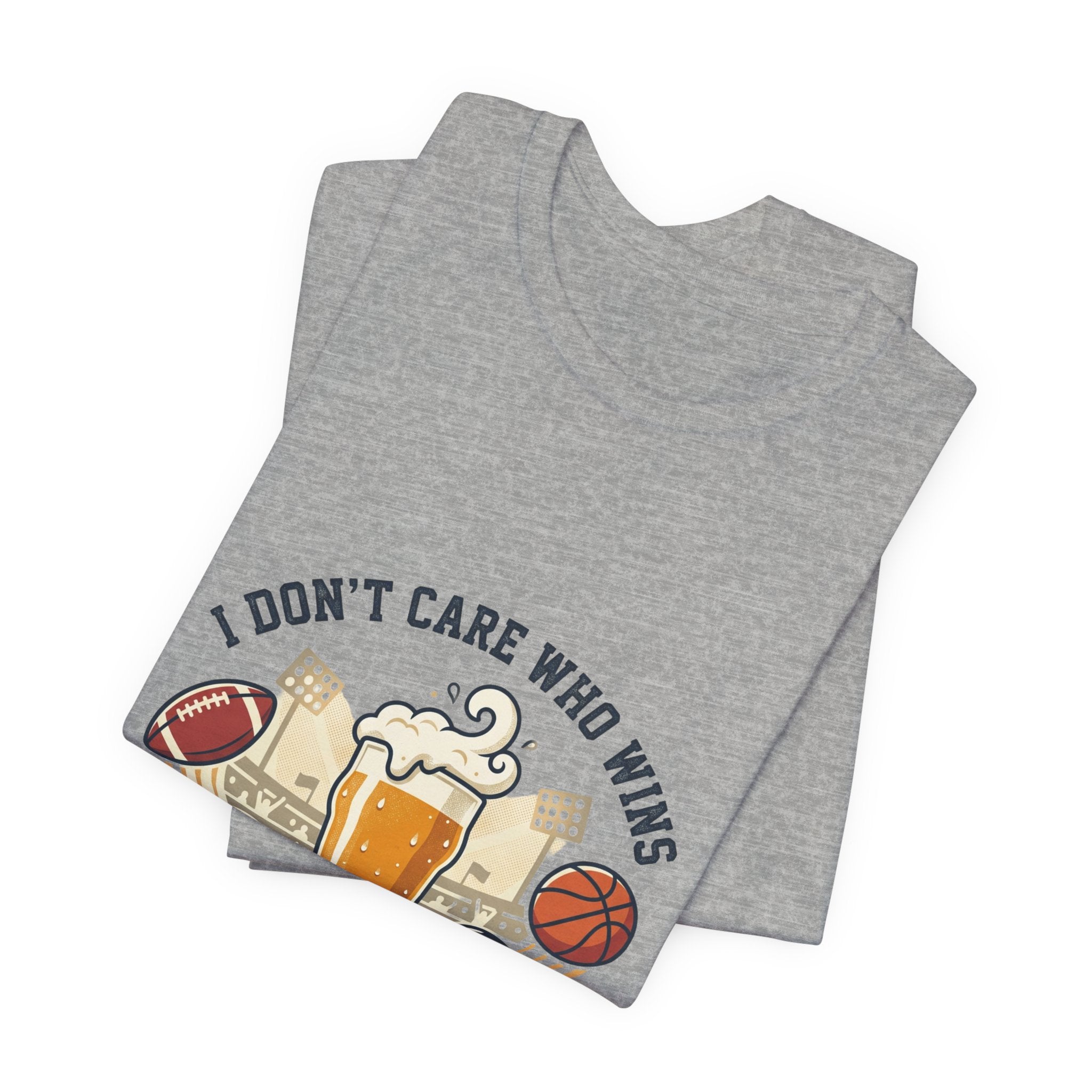 I'm Just Here for the Beer T-Shirt — Funny Sports Fan Beer Tee
