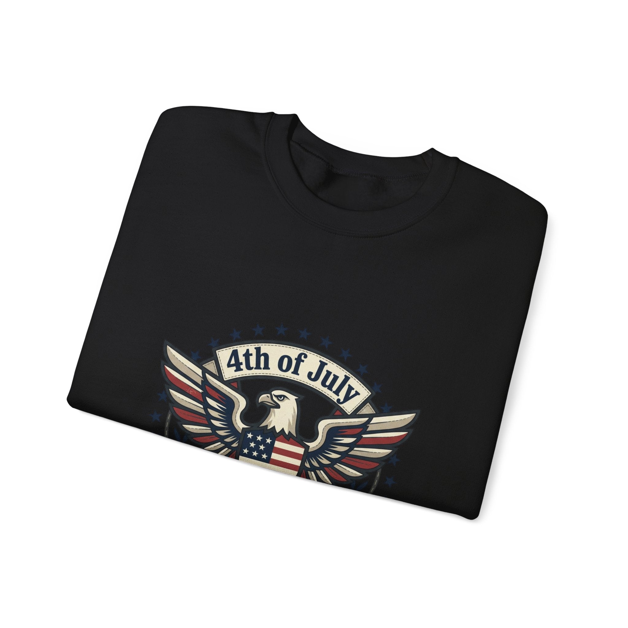 Faith & Freedom 4th of July Sweatshirt | patriotic, faith-based, vintage Americana