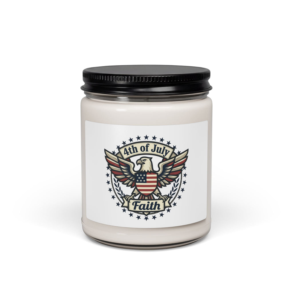 Faith & Liberty 4th of July Candle, Scented Soy Candle | Vintage Americana