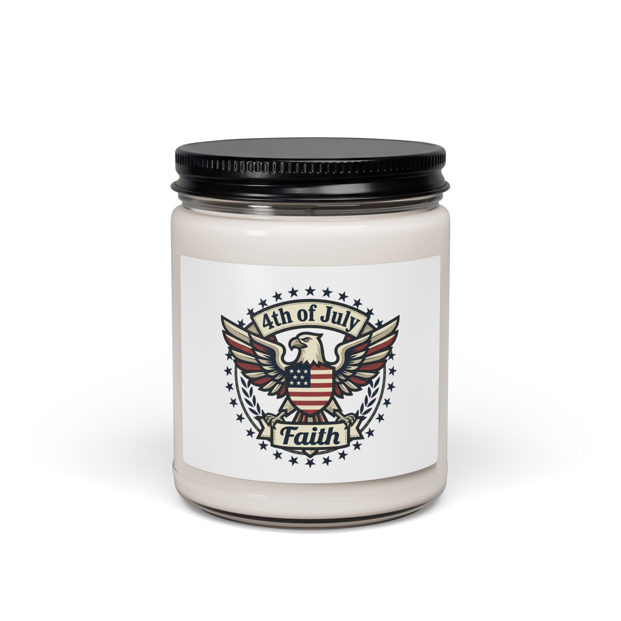 Faith & Liberty 4th of July Candle, Scented Soy Candle | Vintage Americana