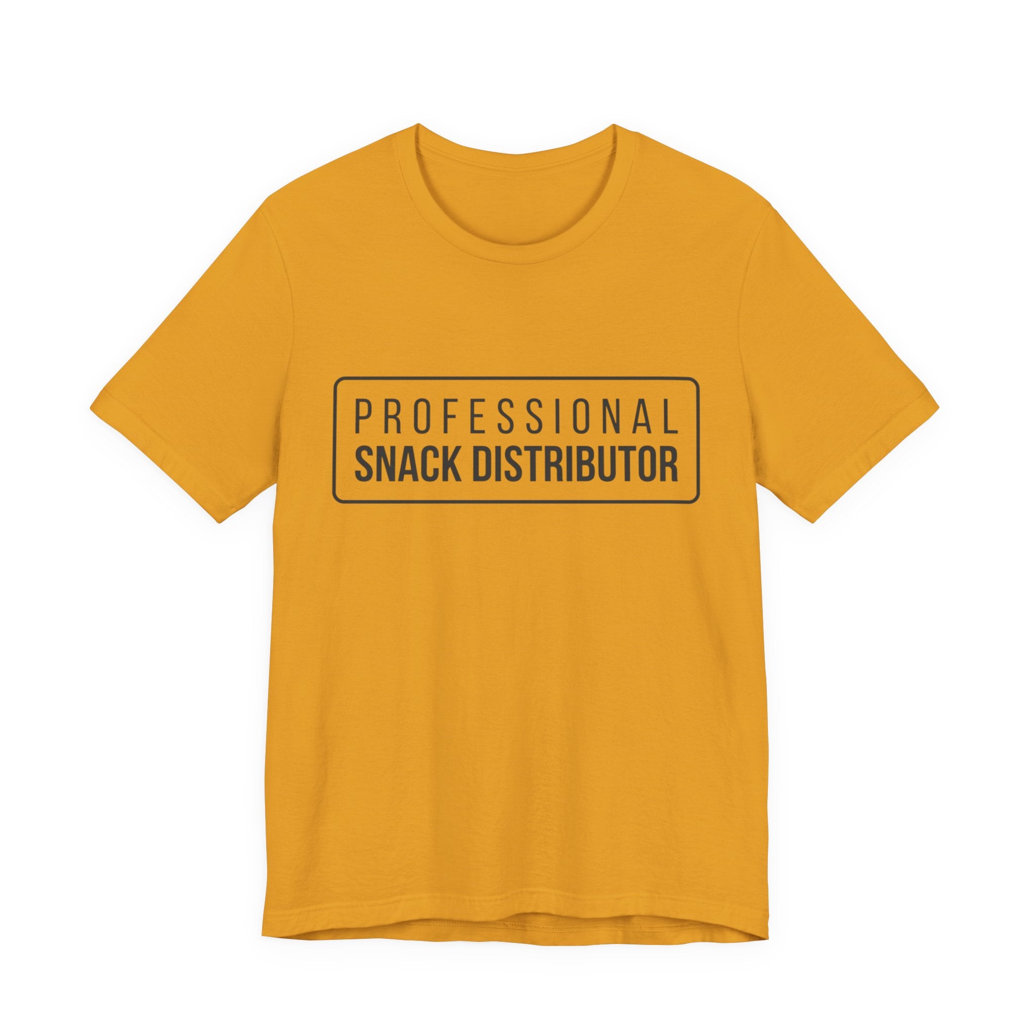Professional Snack Distributor Tee — Funny Food Lover T-Shirt