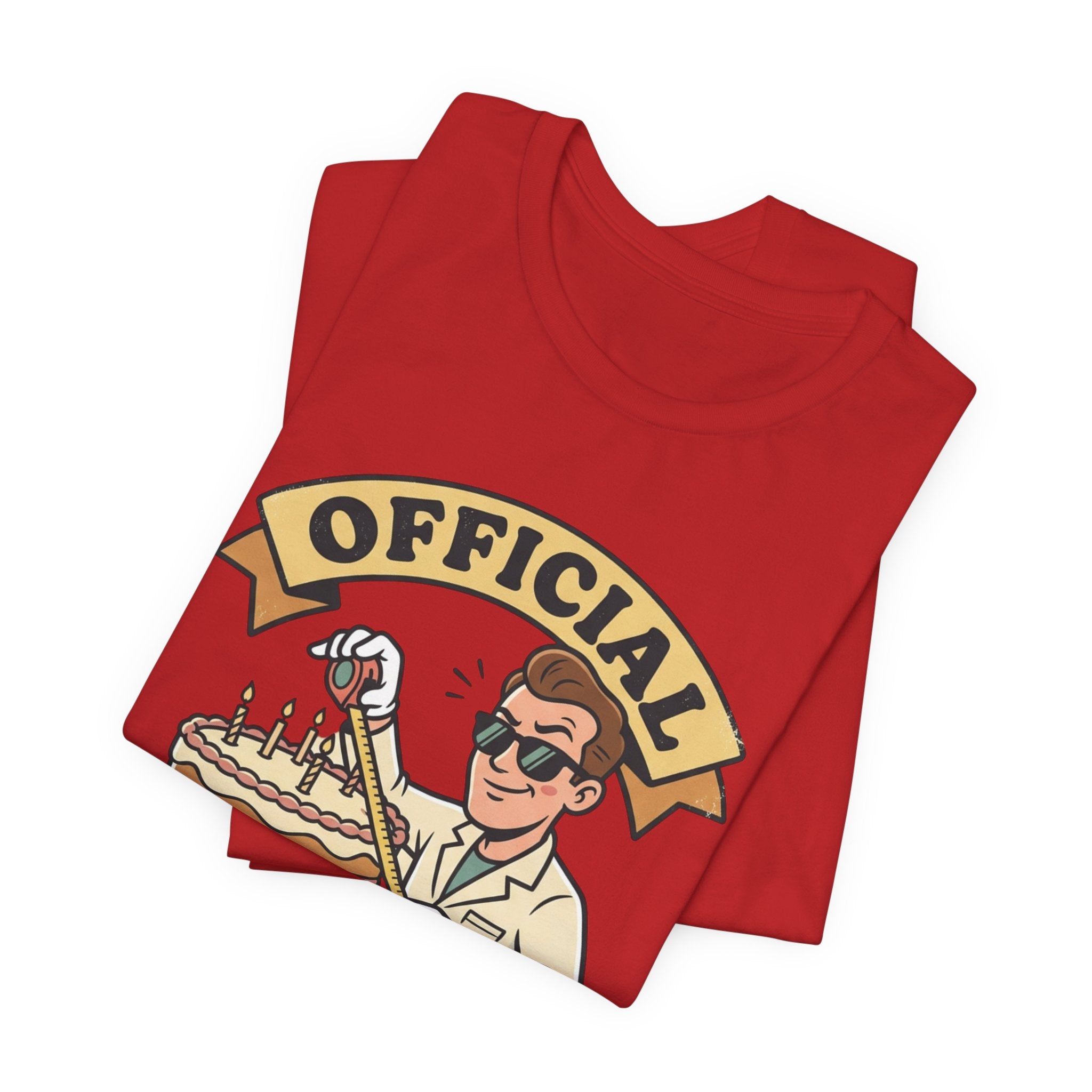 Cake Inspector T-Shirt — "Official Cake Inspector" Funny Baking Tee
