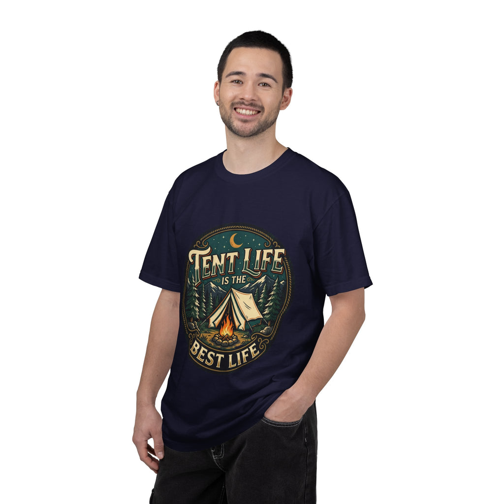 Tent Life T-Shirt — 'Tent Life is the Best Life' Camping Graphic Tee