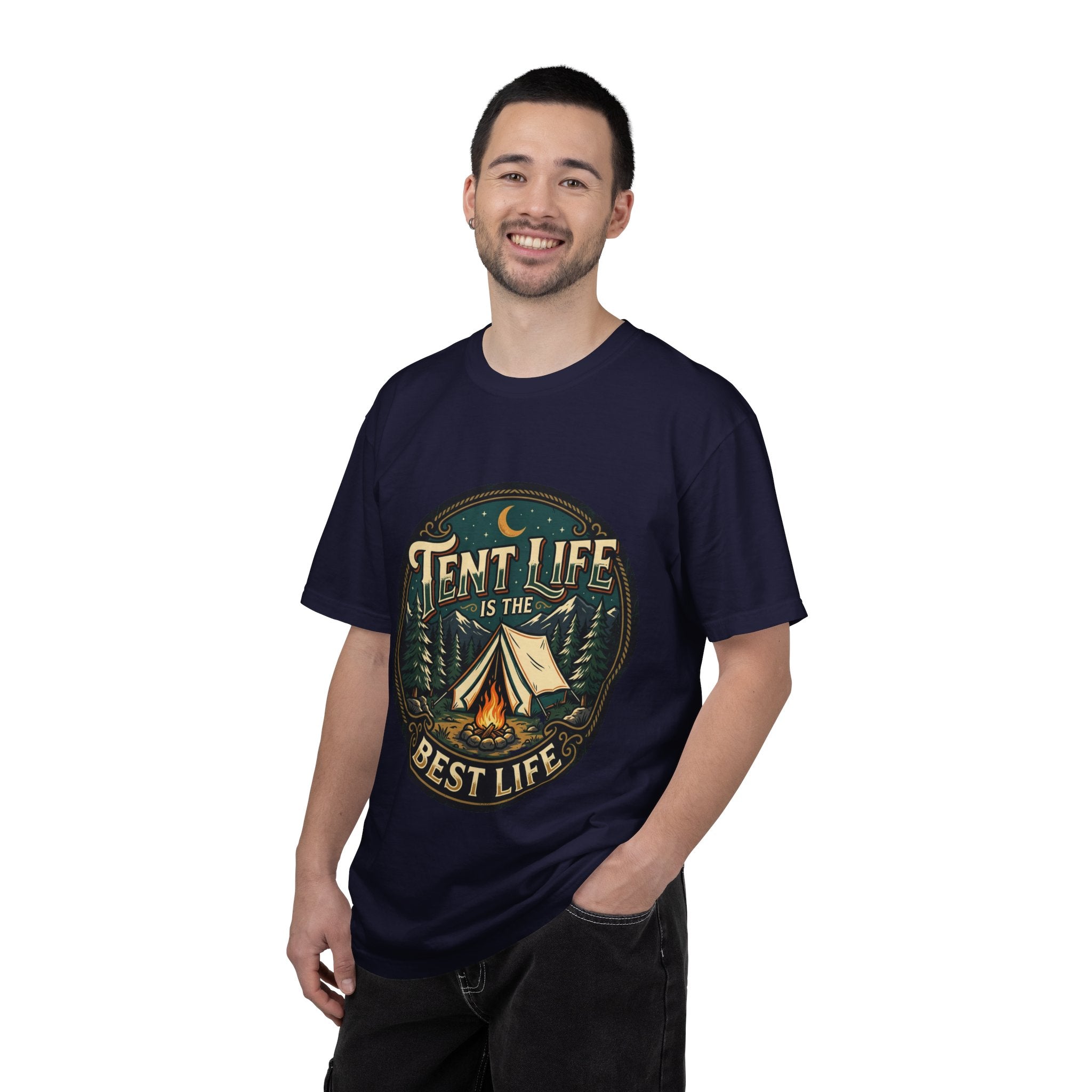 Tent Life T-Shirt — 'Tent Life is the Best Life' Camping Graphic Tee