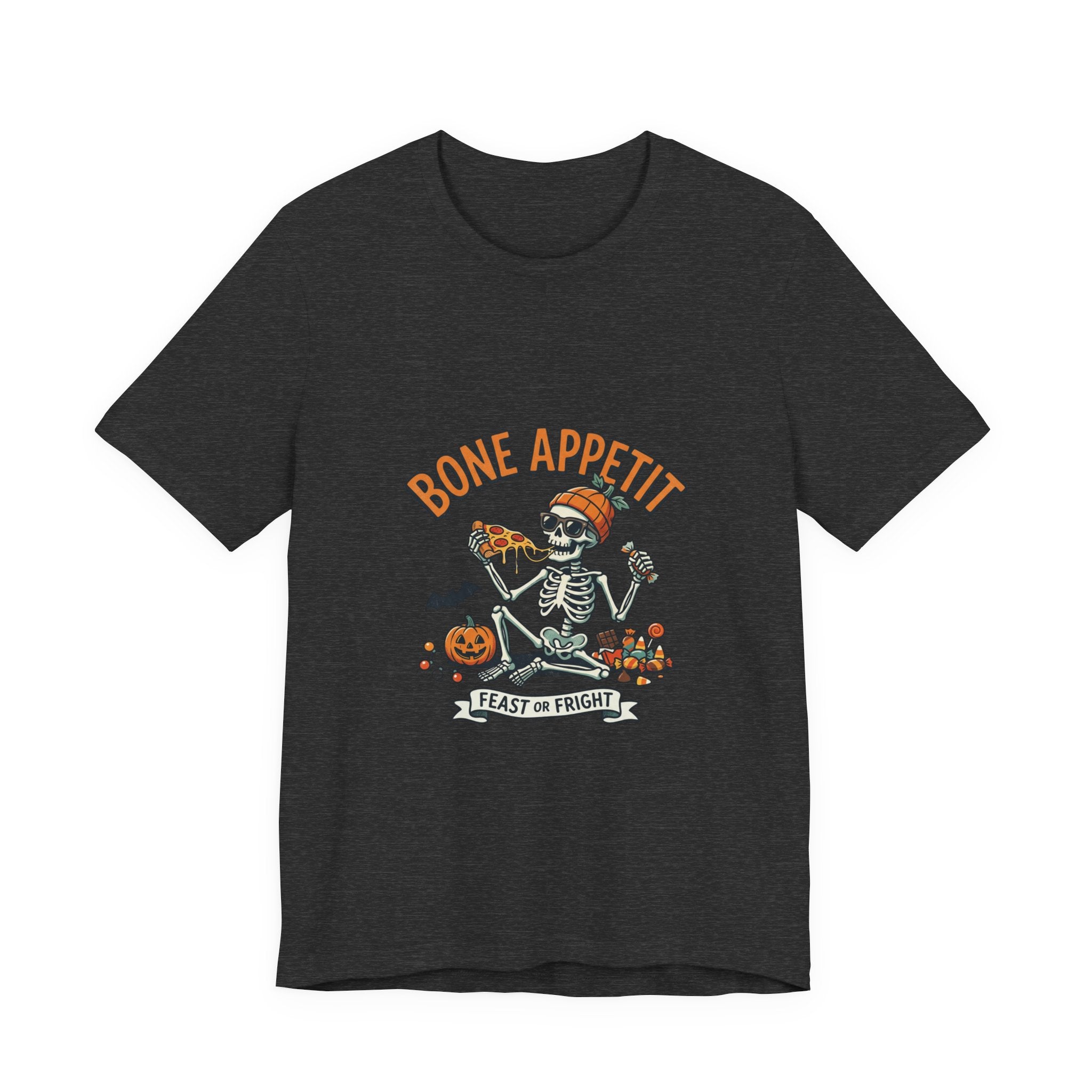 Bone Appetit Halloween T-Shirt — Skeleton Feast of Fright Tee