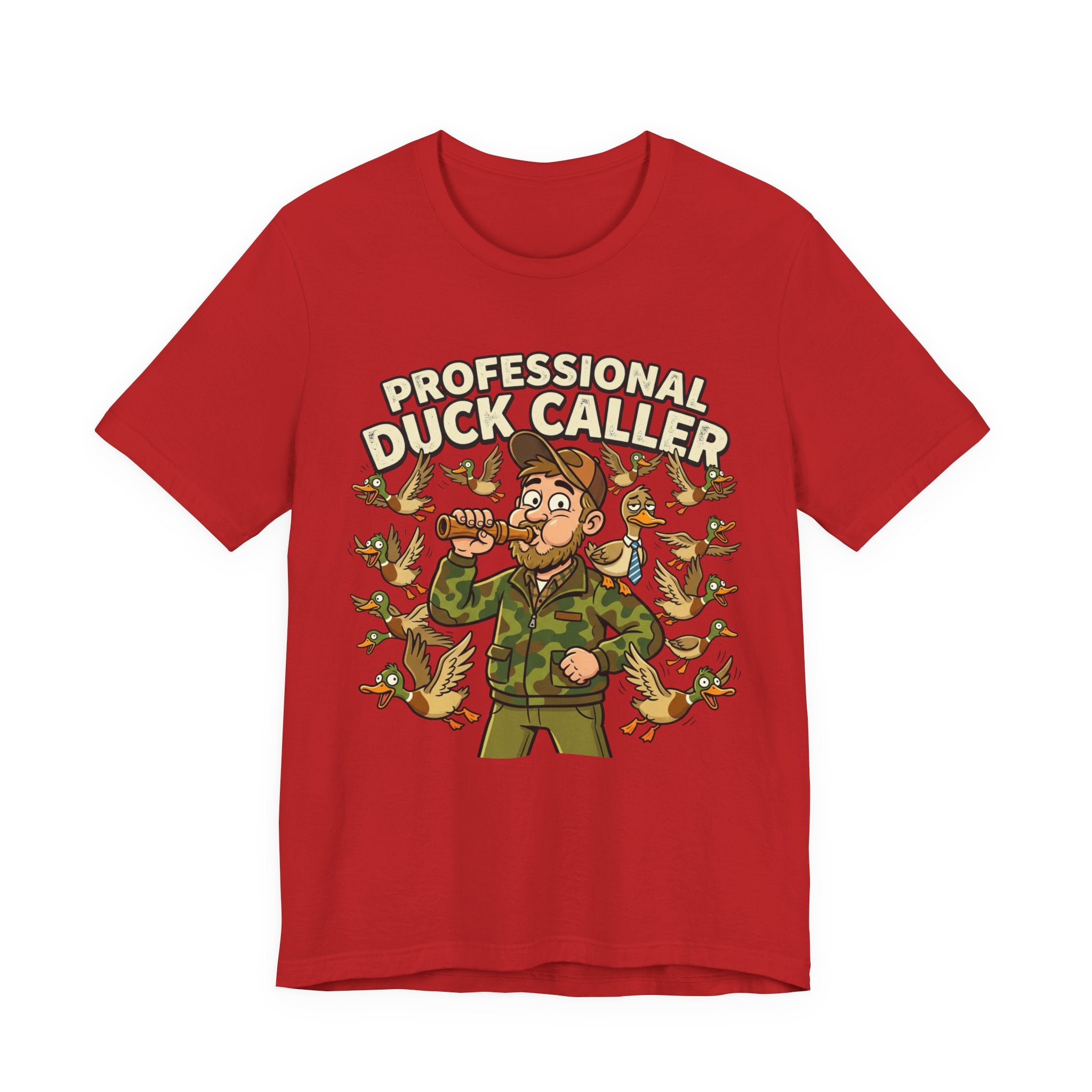 Professional Duck Caller T-Shirt — Funny Hunting Tee for Duck Hunters