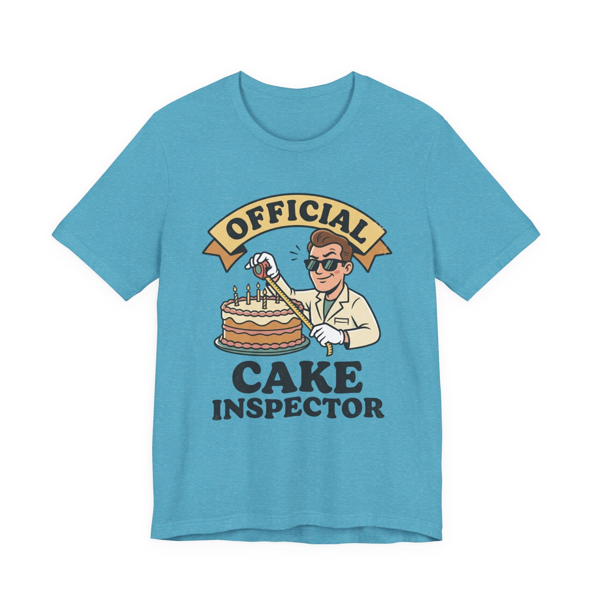 Cake Inspector T-Shirt — "Official Cake Inspector" Funny Baking Tee