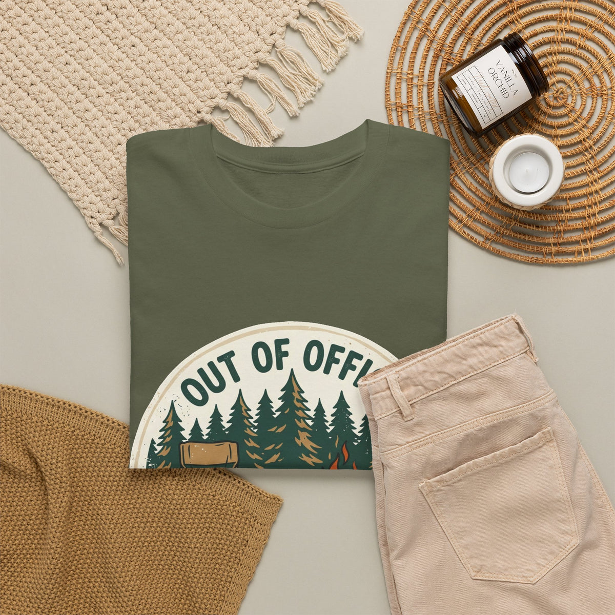 Out of Office Camping T-Shirt