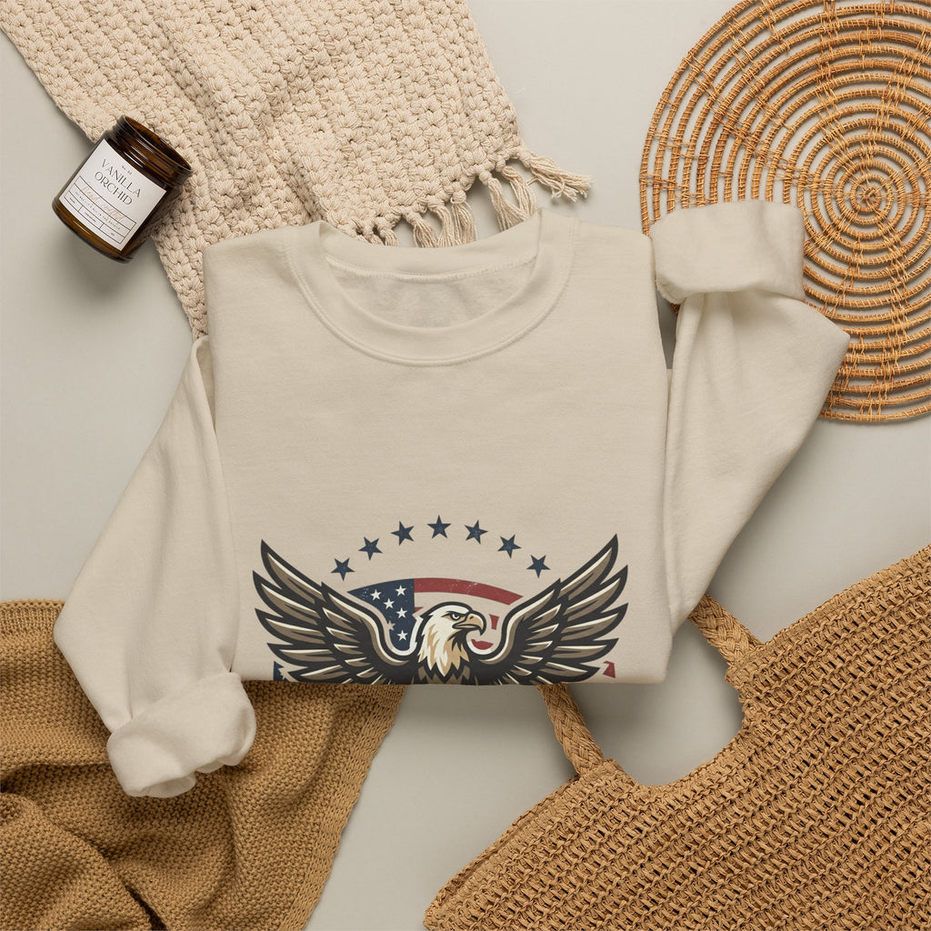 Liberty Eagle 1776 Sweatshirt | Faith-based Patriotic, Vintage Americana