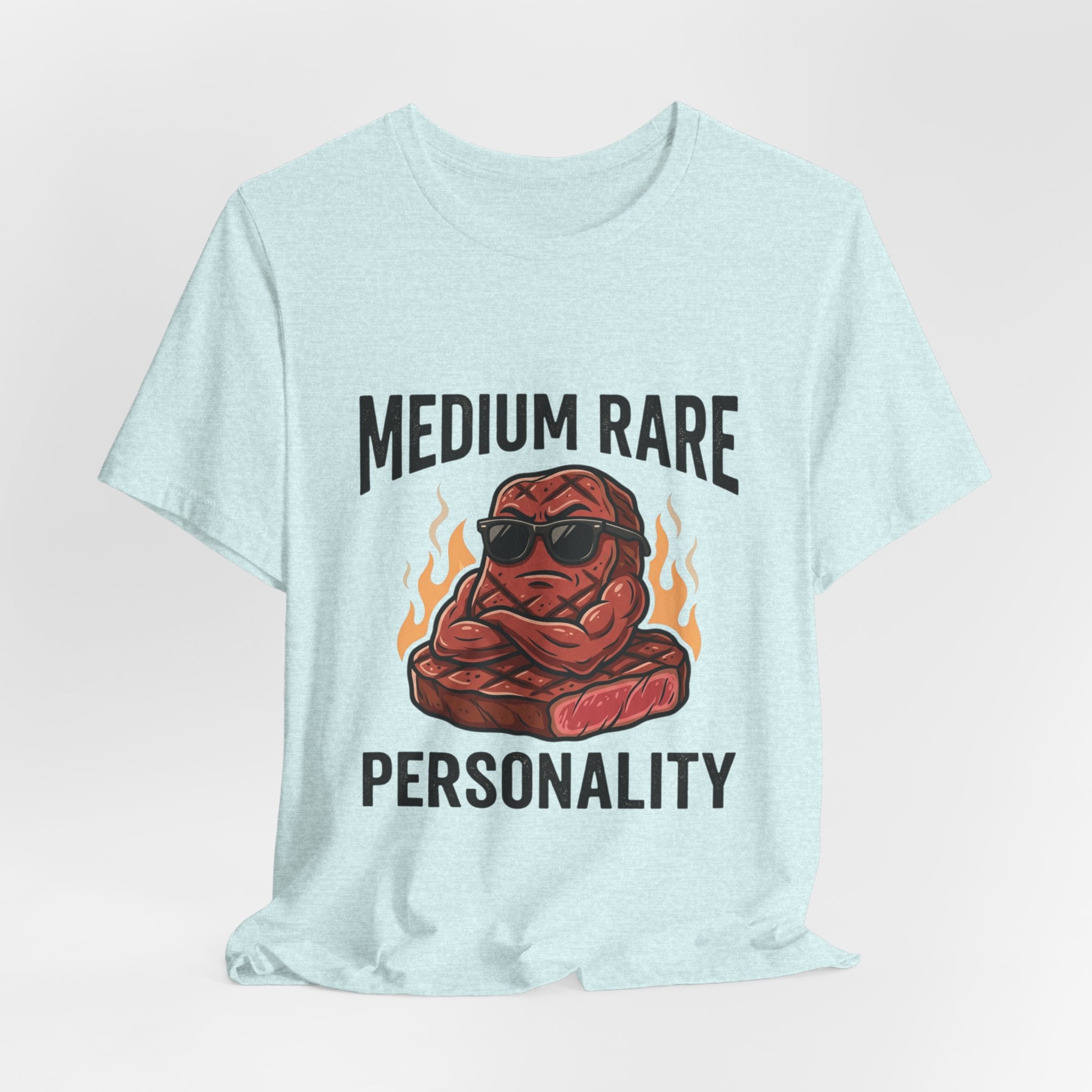 Medium Rare Personality Steak T-Shirt — Funny Grill & BBQ Shirt