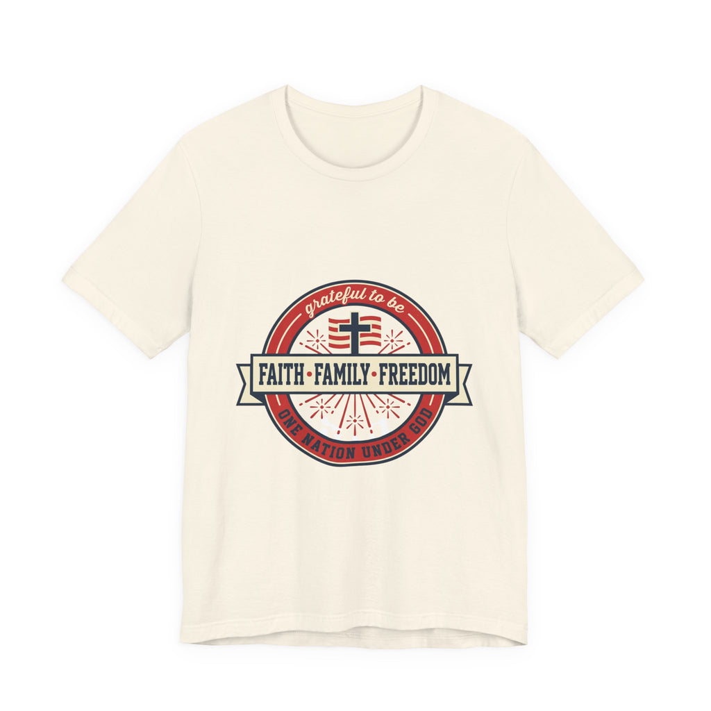 Faith • Family • Freedom T-Shirt | patriotic faith-based vintage Americana