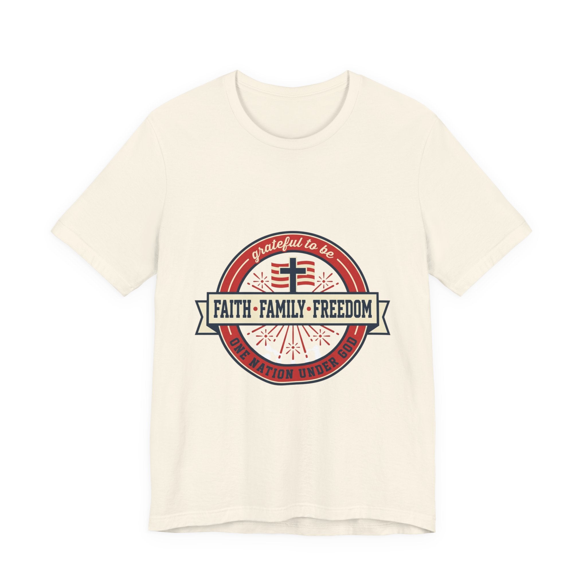 Faith • Family • Freedom T-Shirt | patriotic faith-based vintage Americana
