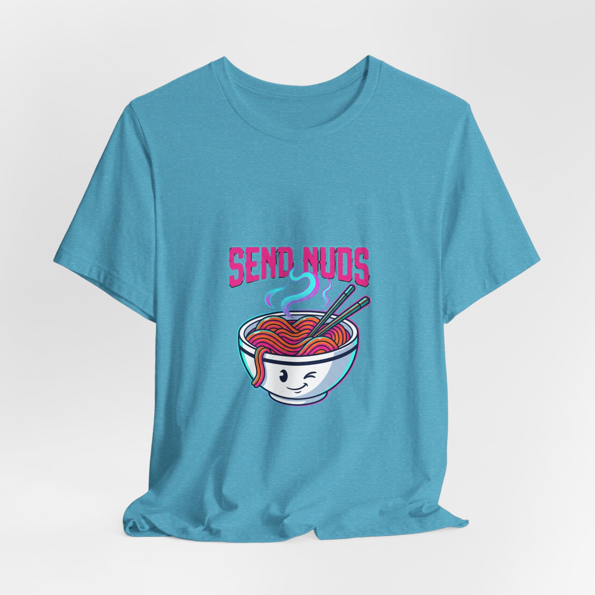 Ramen 'Send Nuds' Graphic Tee — Cute Kawaii Noodle Shirt
