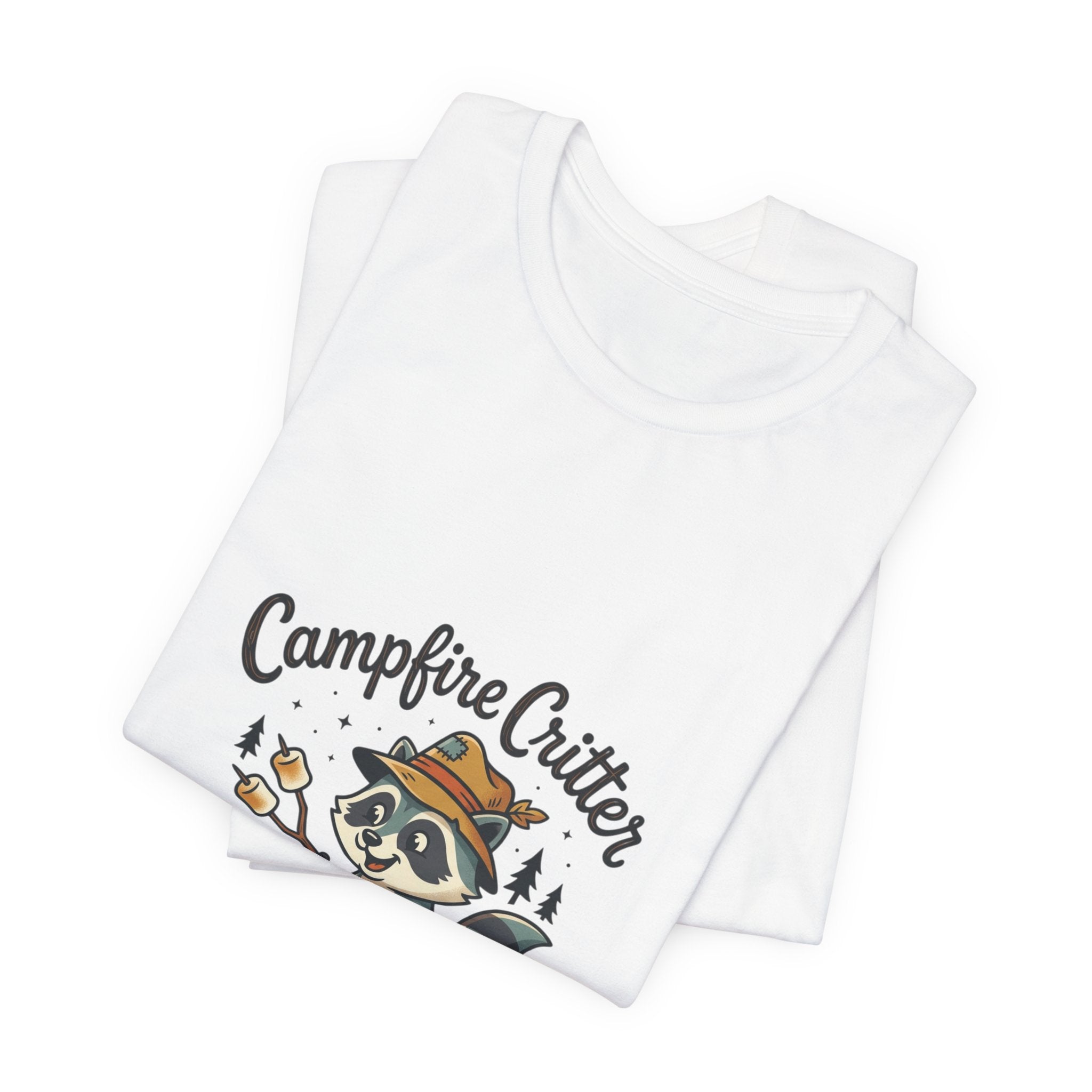 Campfire Critter T‑Shirt — Cute Raccoon Camping Tee