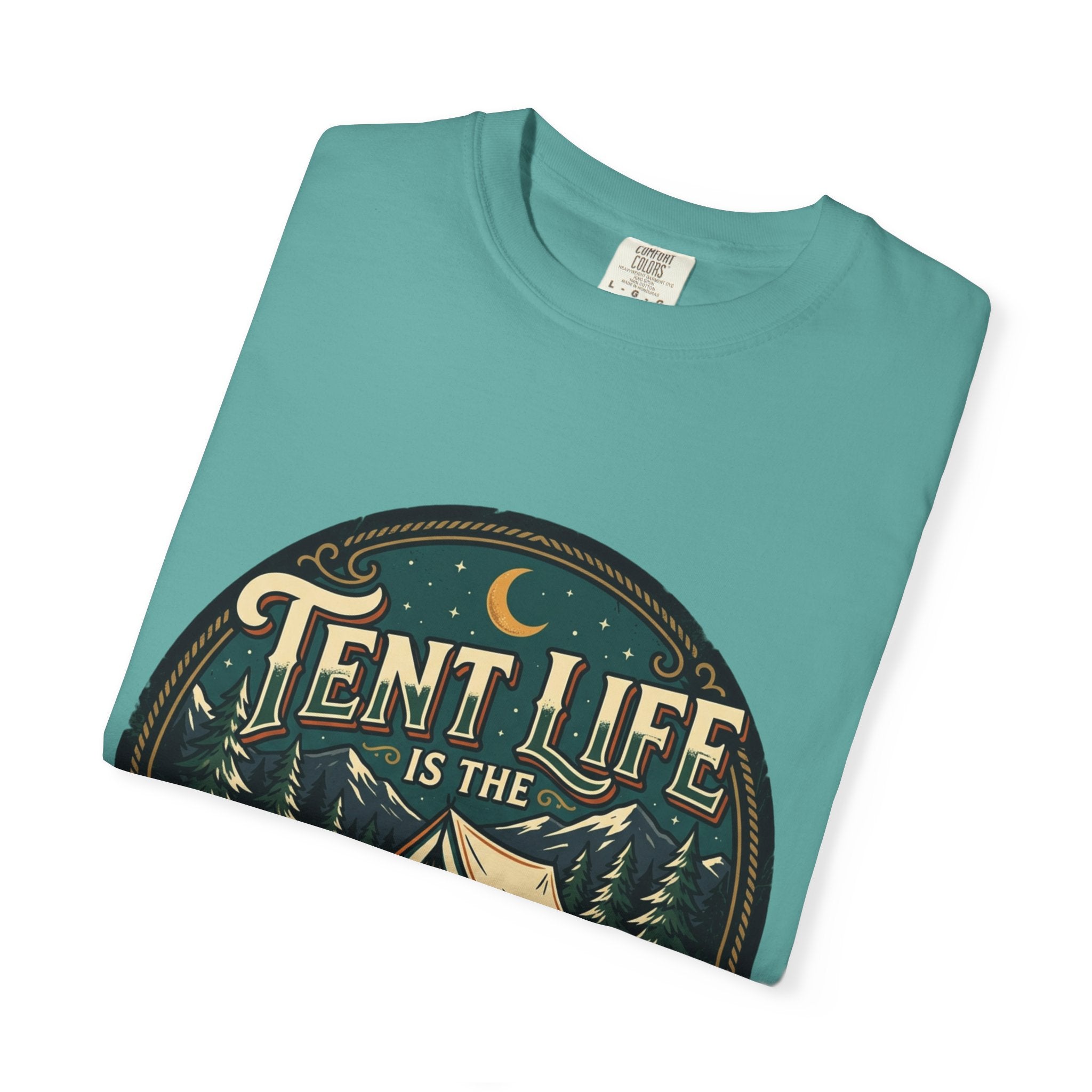 Tent Life T-Shirt — 'Tent Life is the Best Life' Camping Graphic Tee