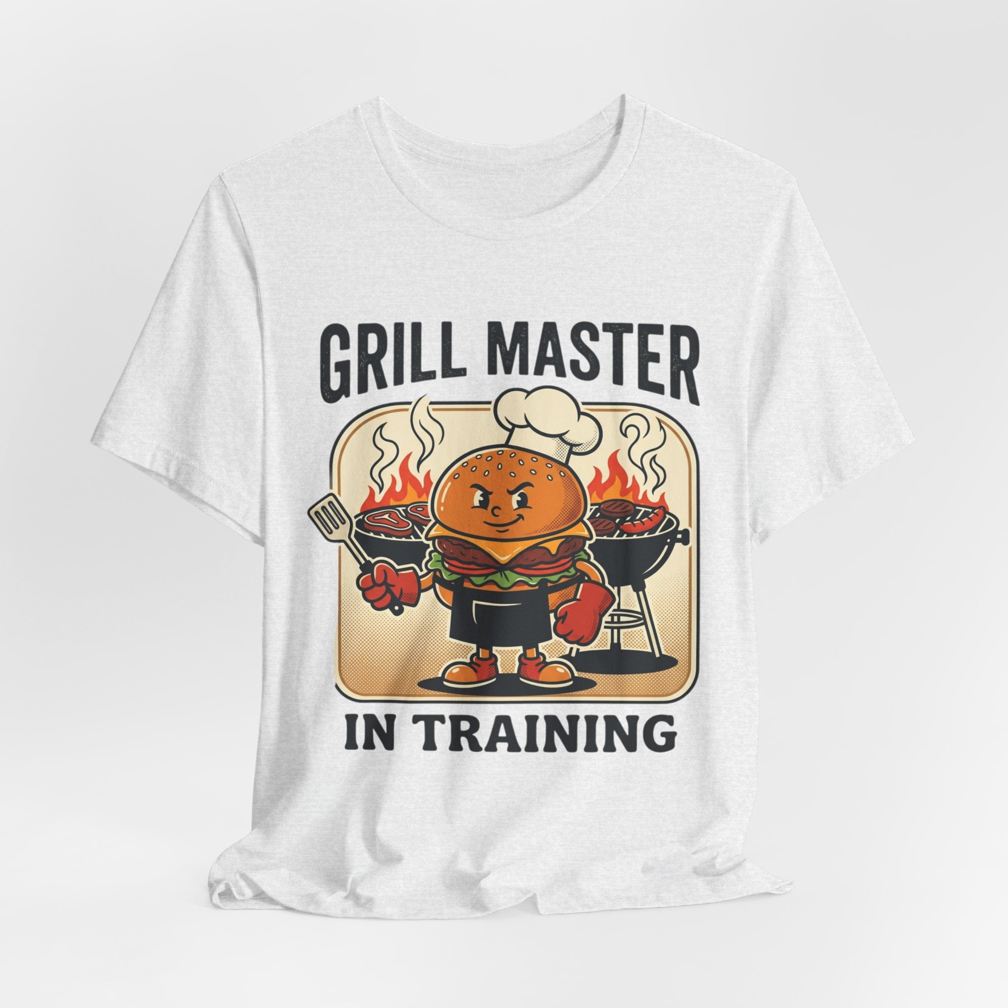 Grill Master in Training T-Shirt — Funny BBQ Burger Chef Tee
