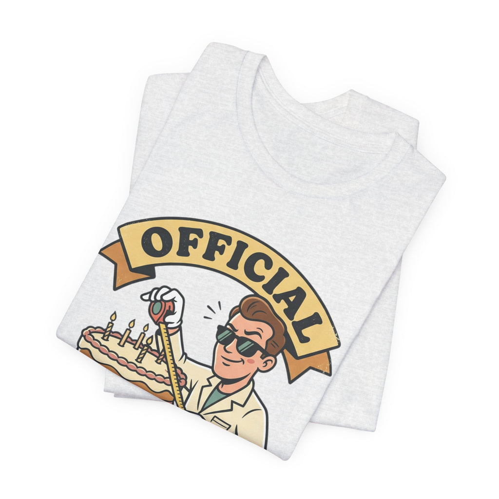 Cake Inspector T-Shirt — "Official Cake Inspector" Funny Baking Tee