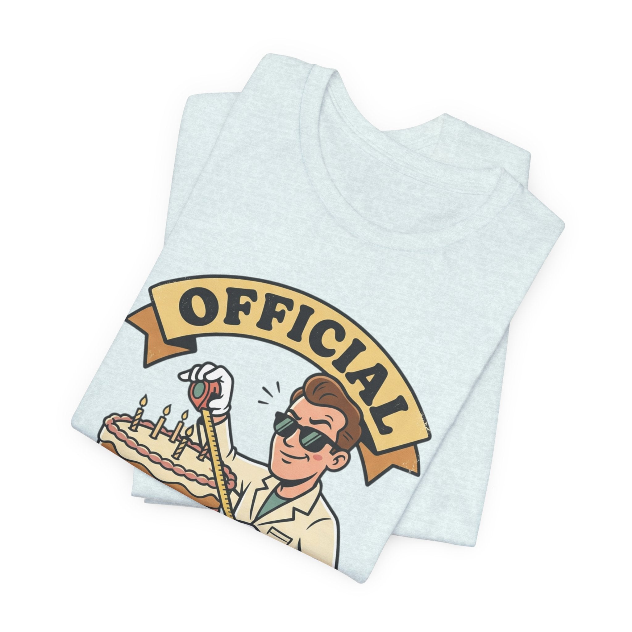 Cake Inspector T-Shirt — "Official Cake Inspector" Funny Baking Tee