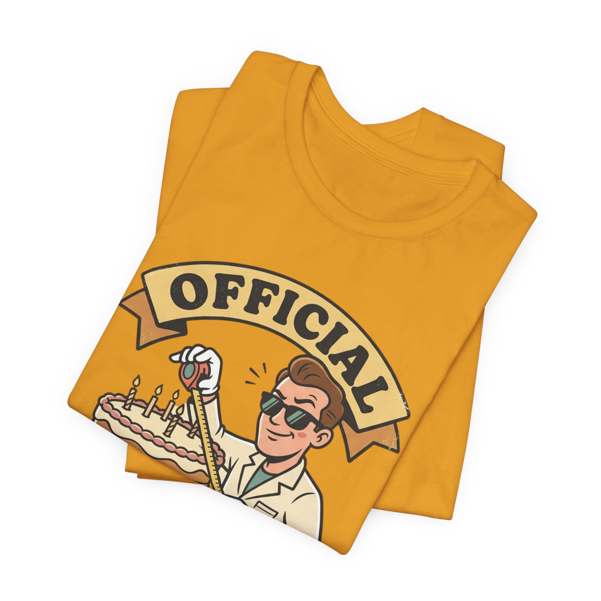 Cake Inspector T-Shirt — "Official Cake Inspector" Funny Baking Tee
