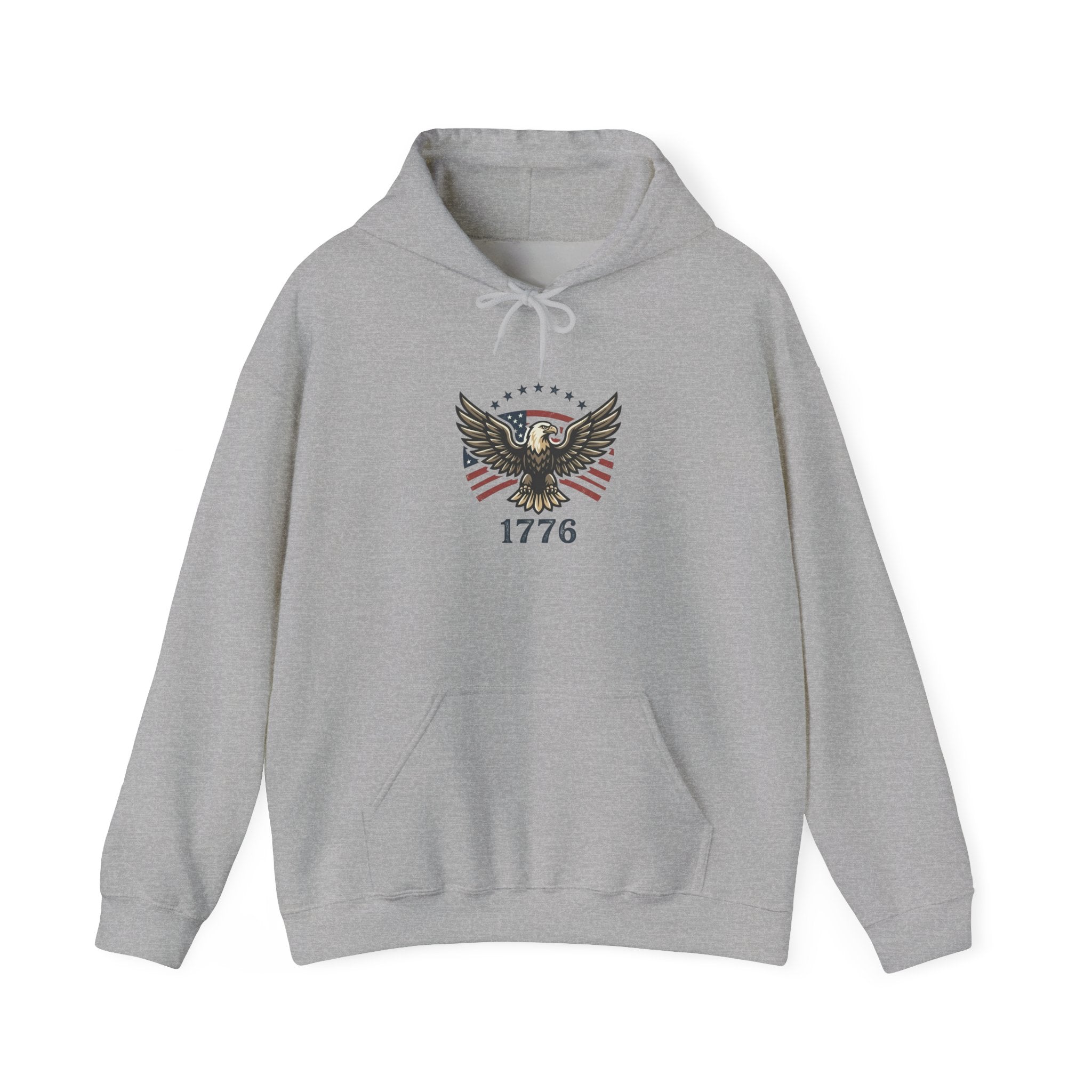 Faith & Freedom 1776 Eagle Hoodie | patriotic, vintage Americana