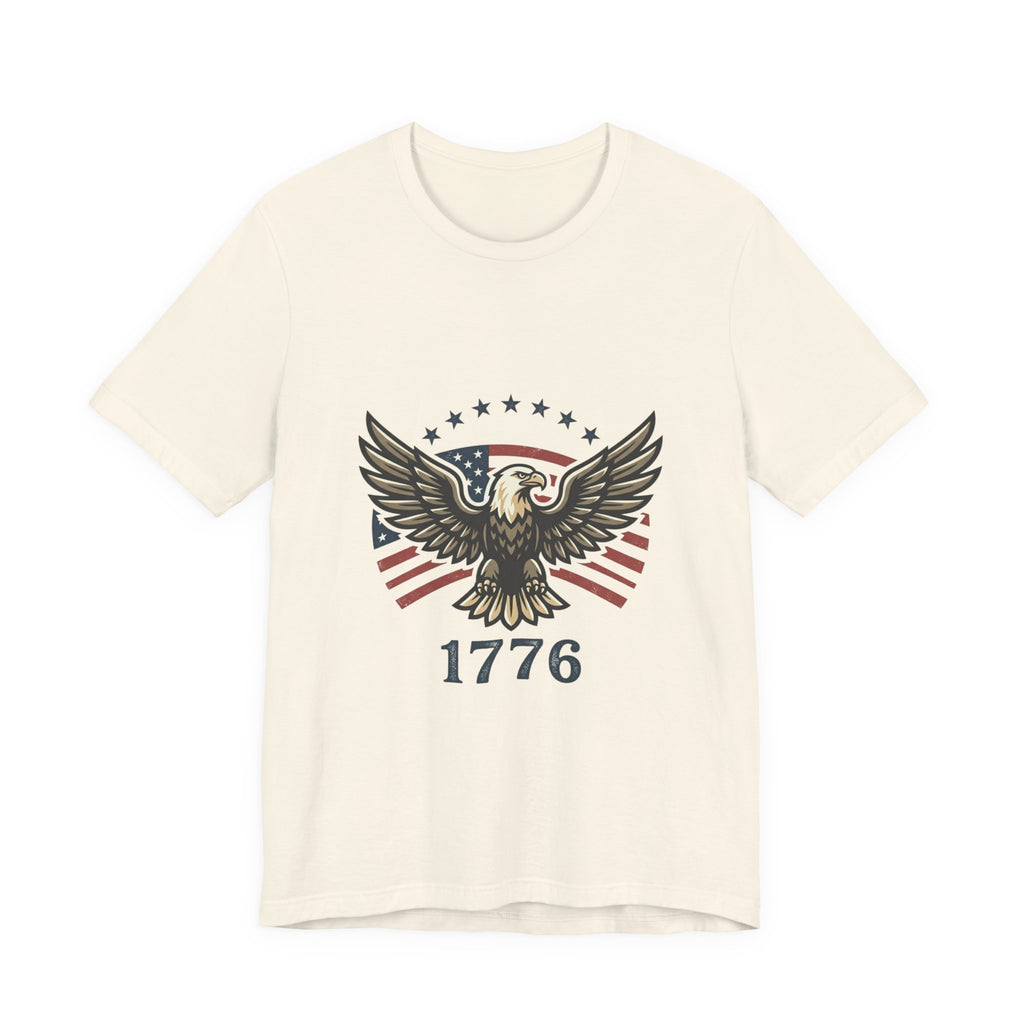 1776 Eagle Patriotic Tee | Faith and Freedom, Vintage Americana
