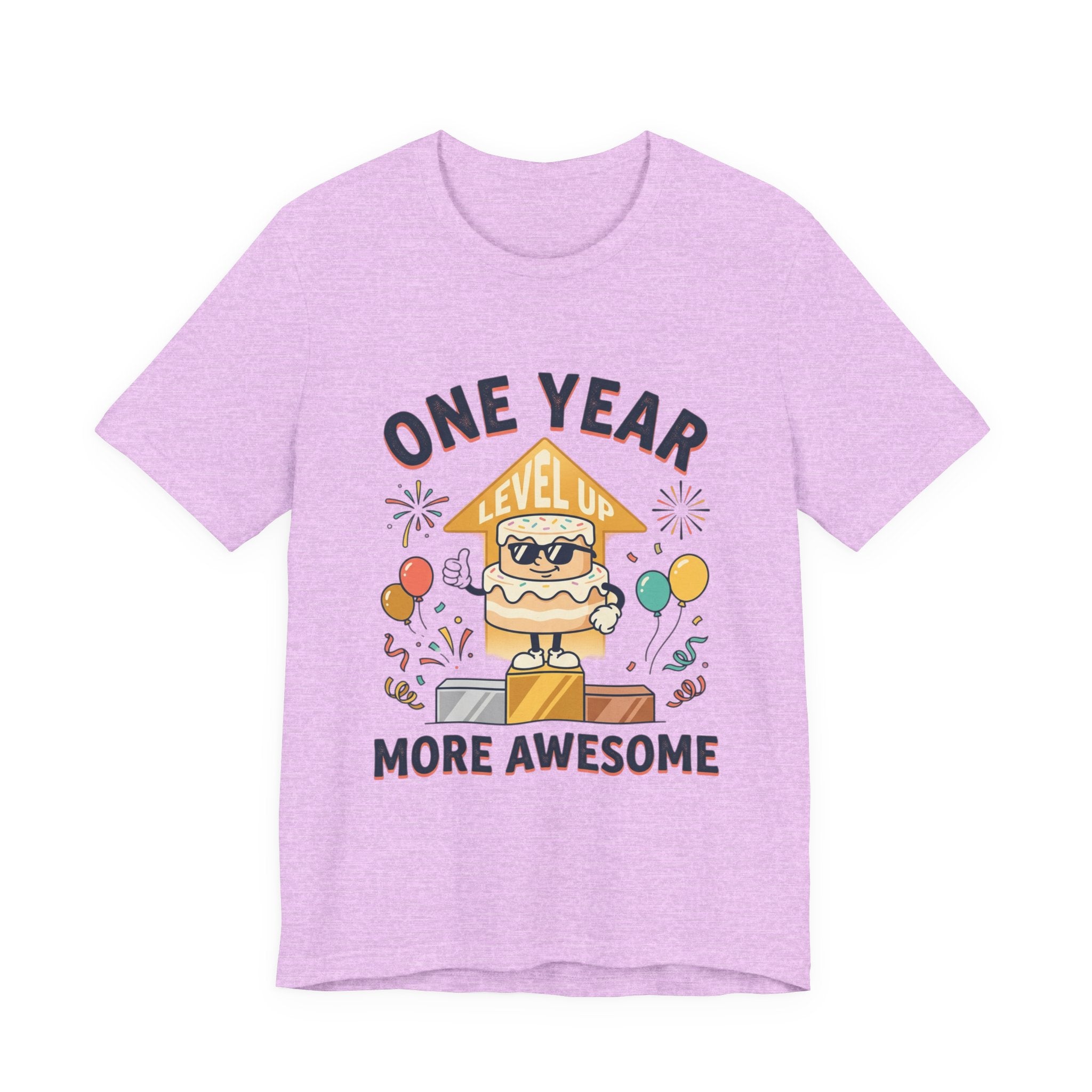 Birthday Baby Tee — "One Year More Awesome" 1st Birthday Shirt