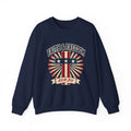 Faith & Freedom Cross Crewneck Sweatshirt | patriotic, vintage Americana