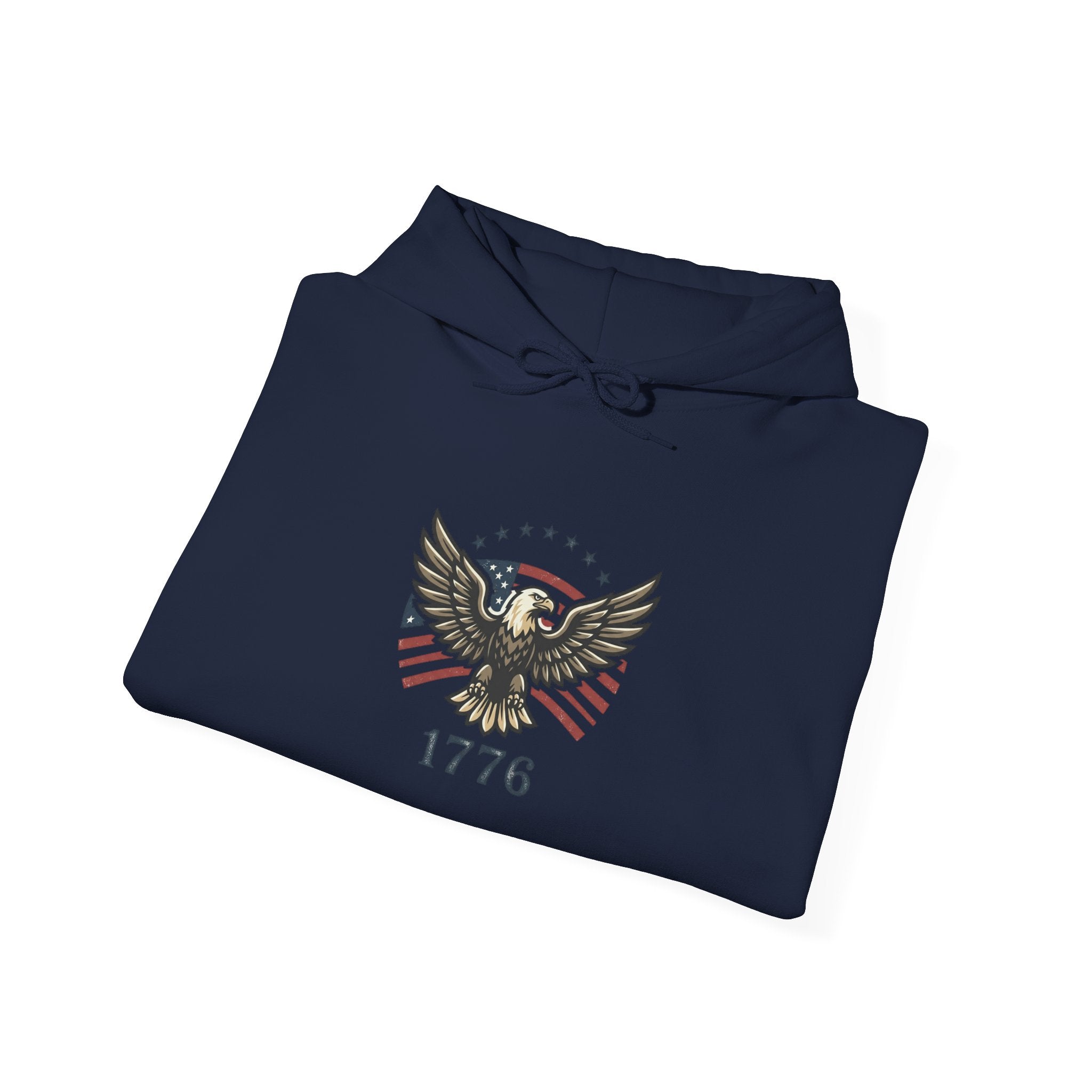 Faith & Freedom 1776 Eagle Hoodie | patriotic, vintage Americana