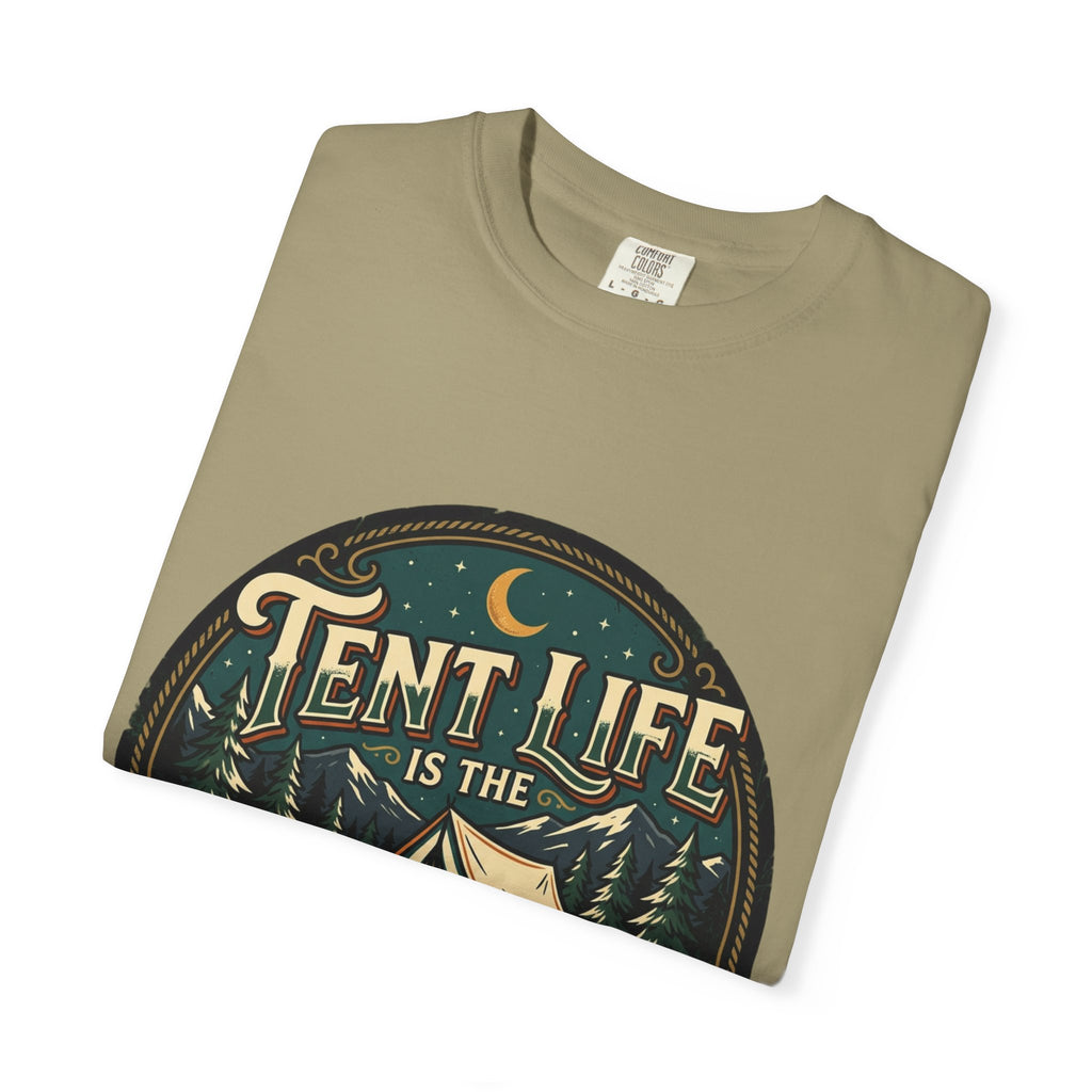 Tent Life T-Shirt — 'Tent Life is the Best Life' Camping Graphic Tee