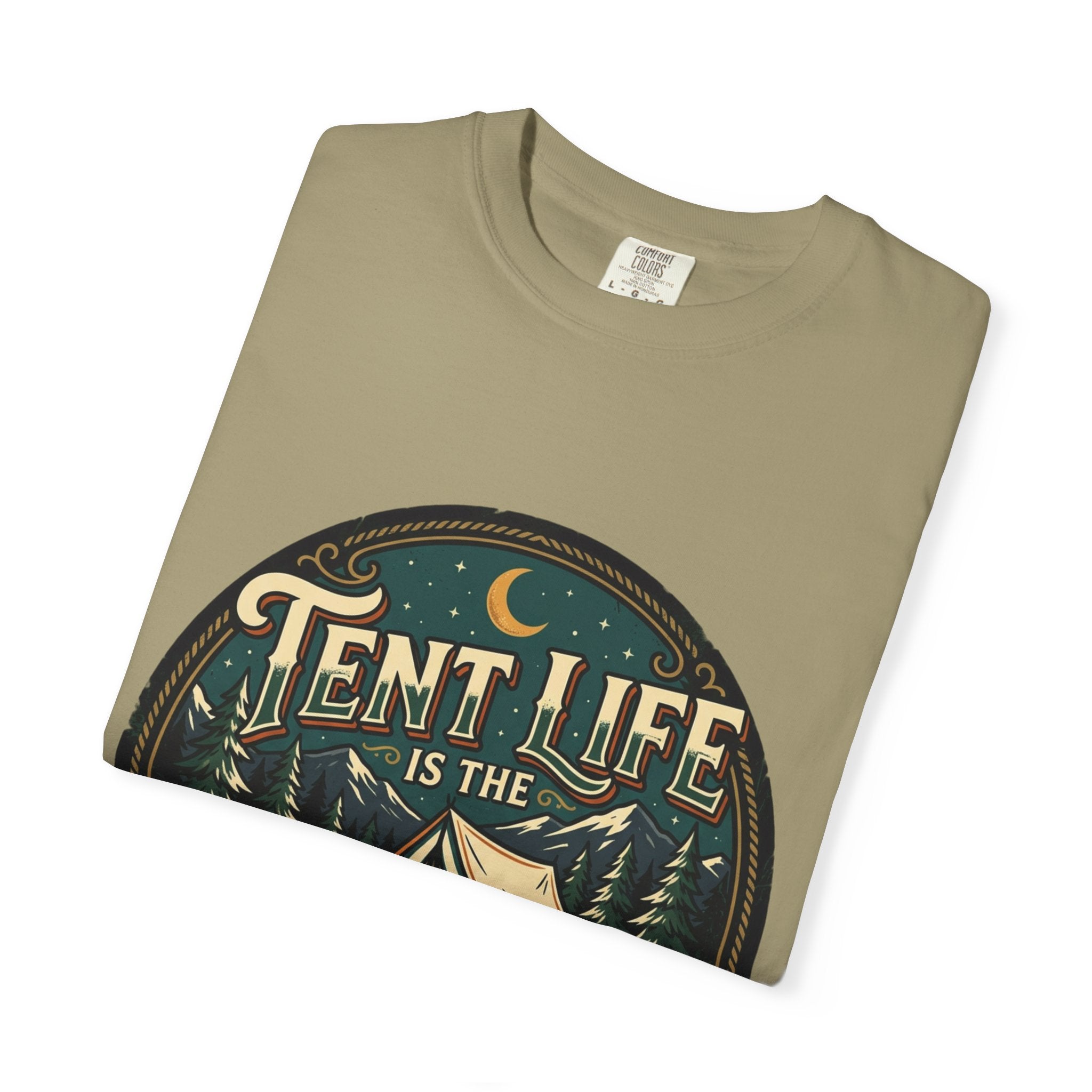 Tent Life T-Shirt — 'Tent Life is the Best Life' Camping Graphic Tee