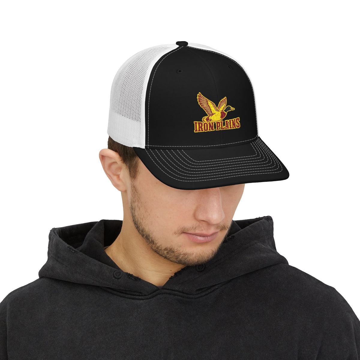 Iron Plains Bird Logo Trucker Hat