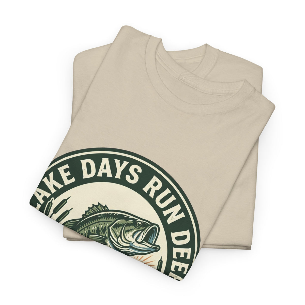 Lake Days Run Deep Fishing T-Shirt
