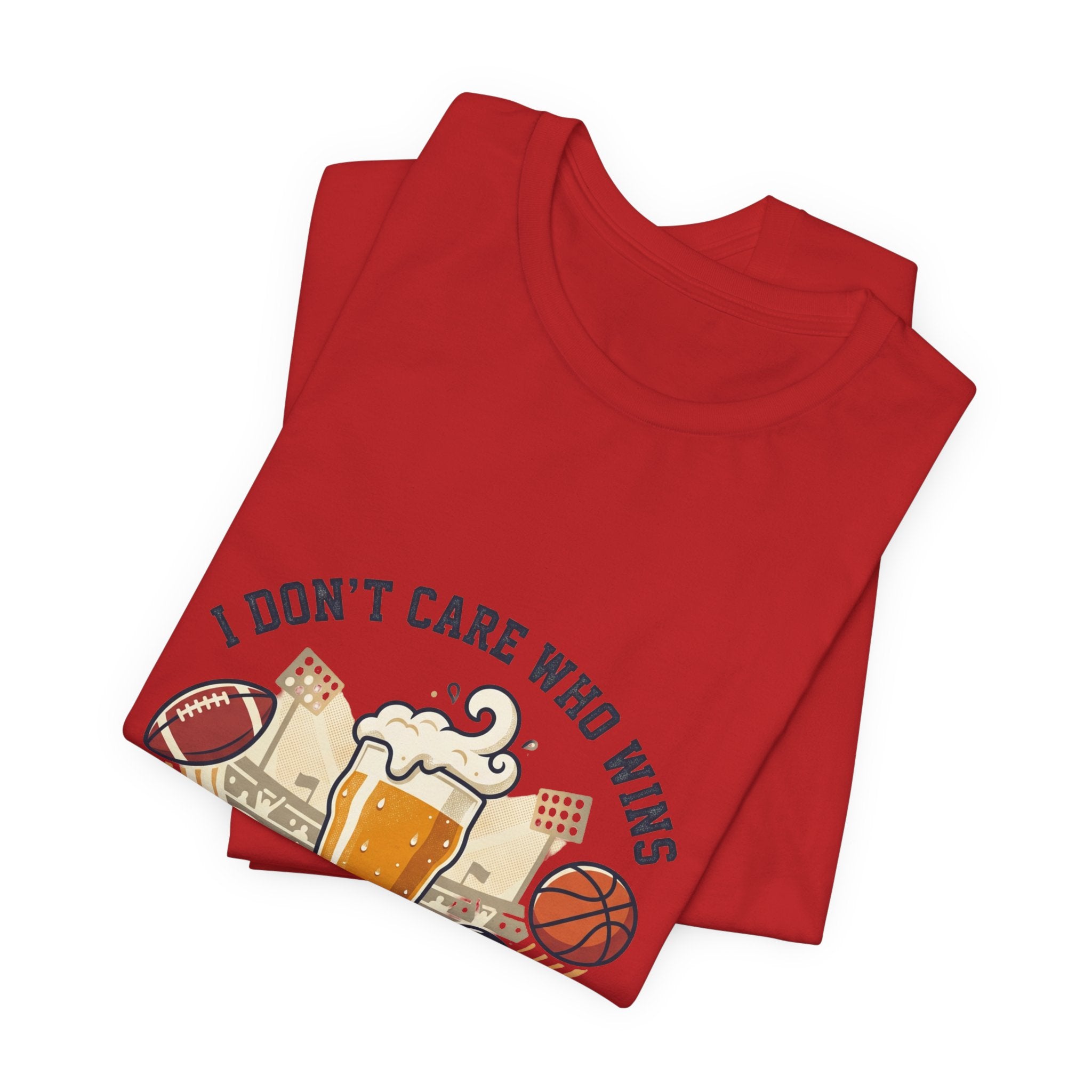 I'm Just Here for the Beer T-Shirt — Funny Sports Fan Beer Tee