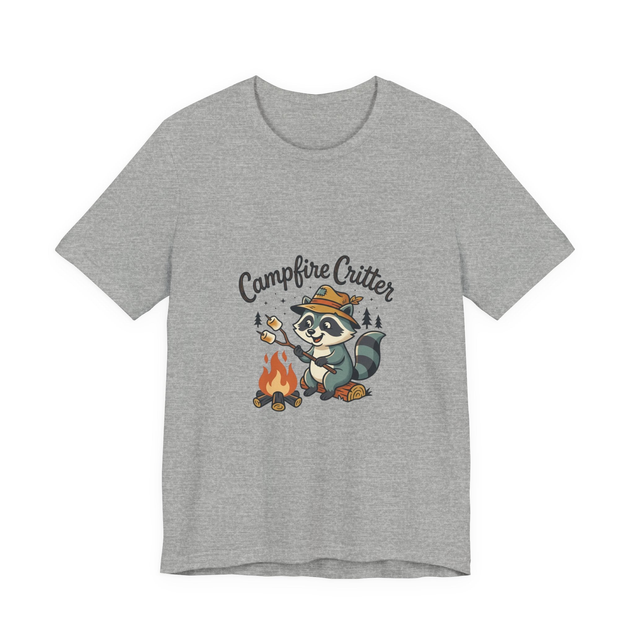 Campfire Critter T‑Shirt — Cute Raccoon Camping Tee