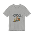 Camping Hair Don't Care T-Shirt - Funny Camper Graphic Tee for Outdoor Lovers