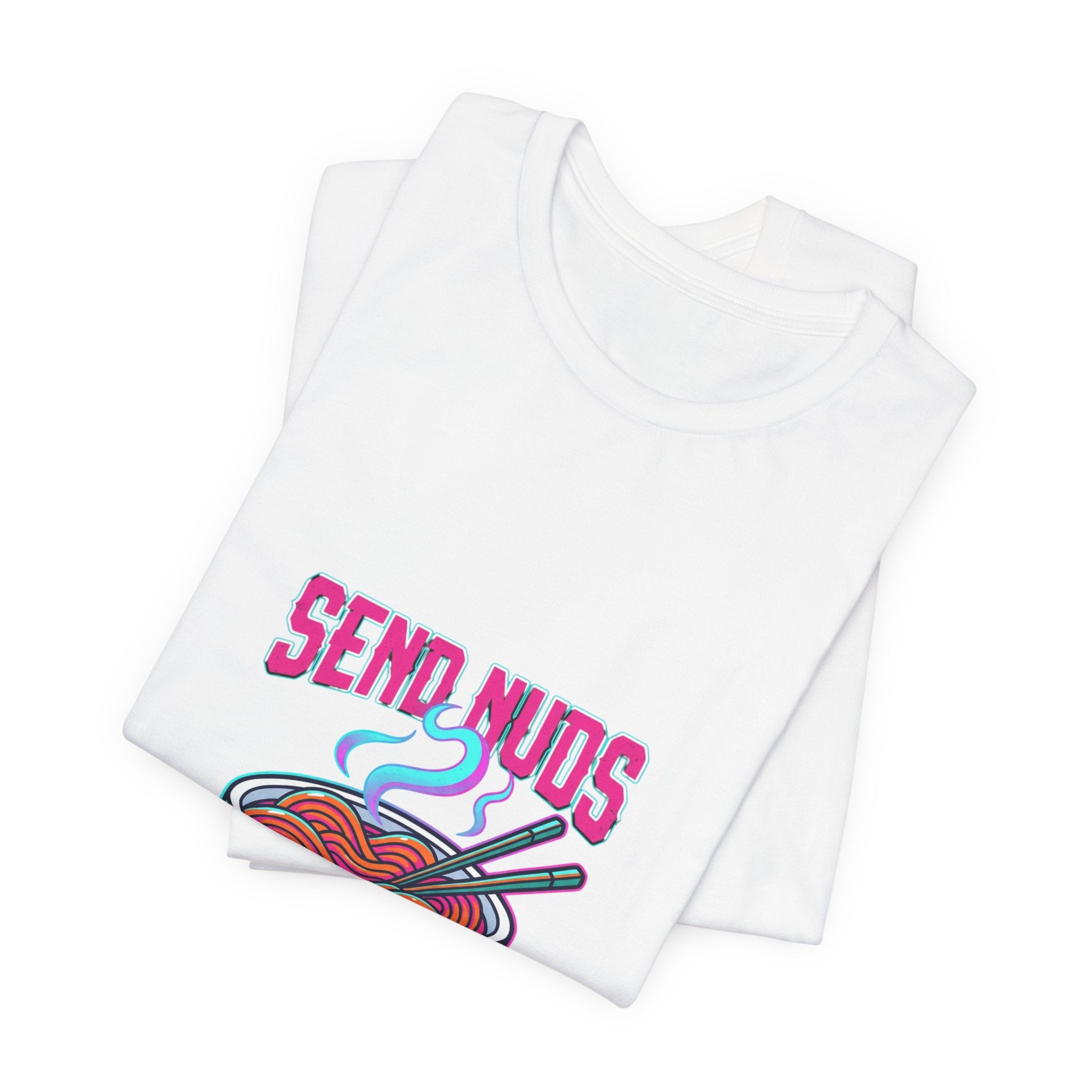 Ramen 'Send Nuds' Graphic Tee — Cute Kawaii Noodle Shirt