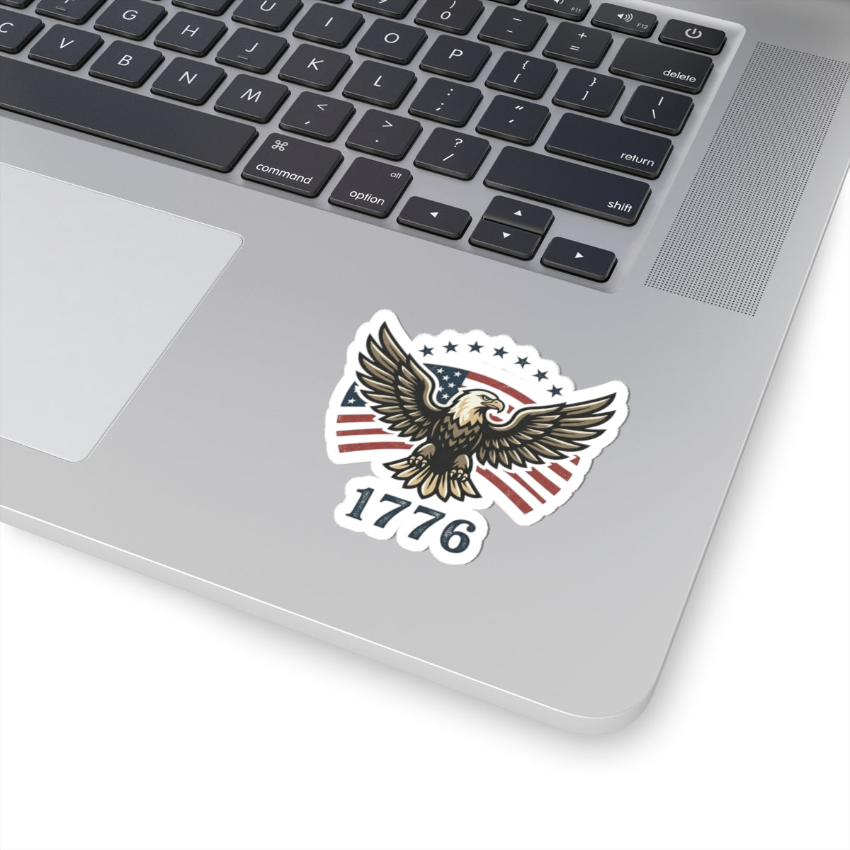 Faith & Freedom Eagle Sticker | Patriotic 1776, vintage Americana