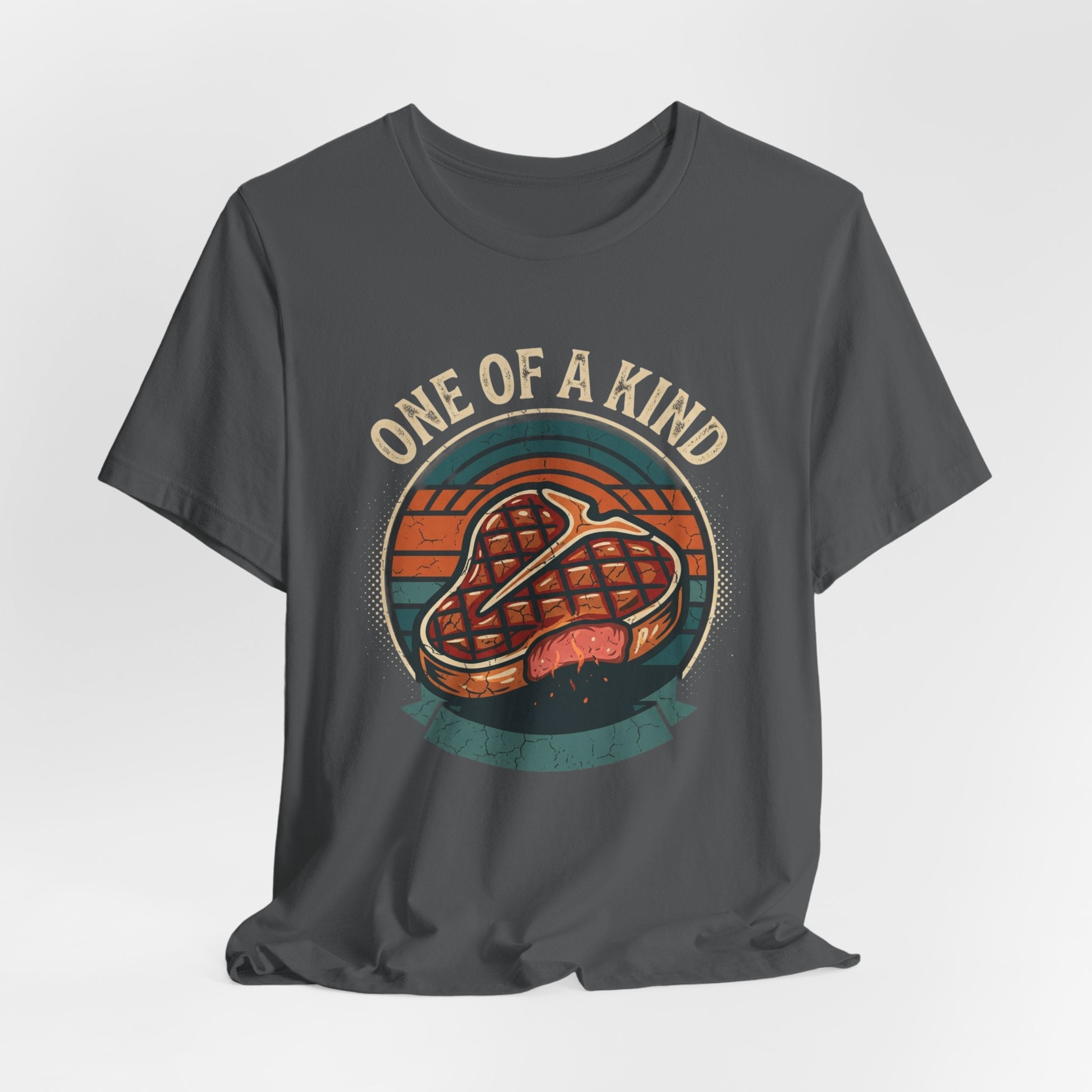 One of a Kind Steak T-Shirt — Vintage Retro Grill Tee