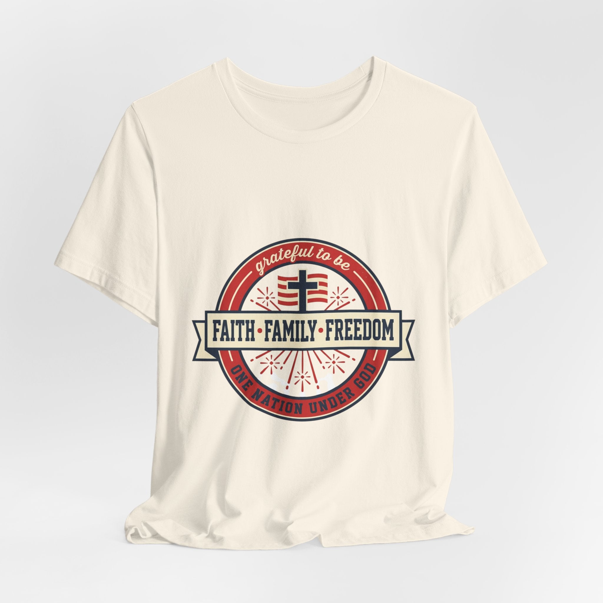 Faith • Family • Freedom T-Shirt | patriotic faith-based vintage Americana