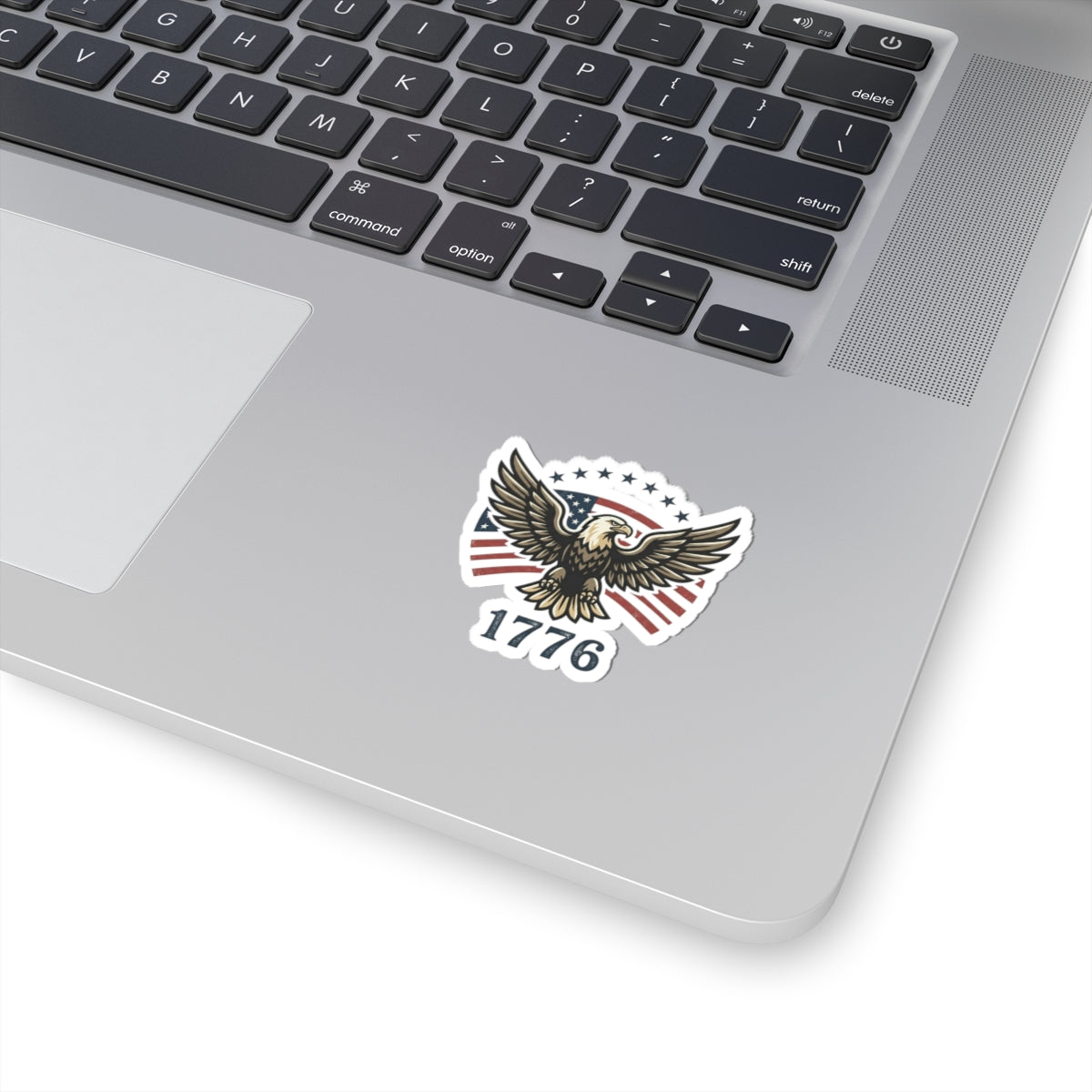Faith & Freedom Eagle Sticker | Patriotic 1776, vintage Americana