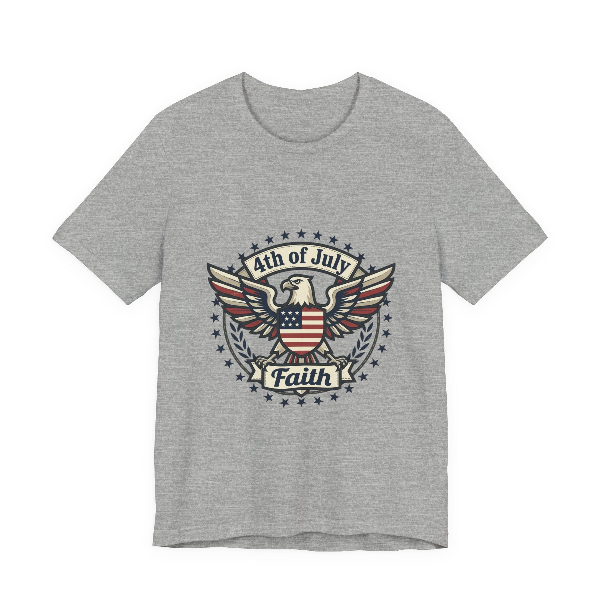 Faith & Freedom Eagle Tee | Patriotic, Vintage Americana, July 4th
