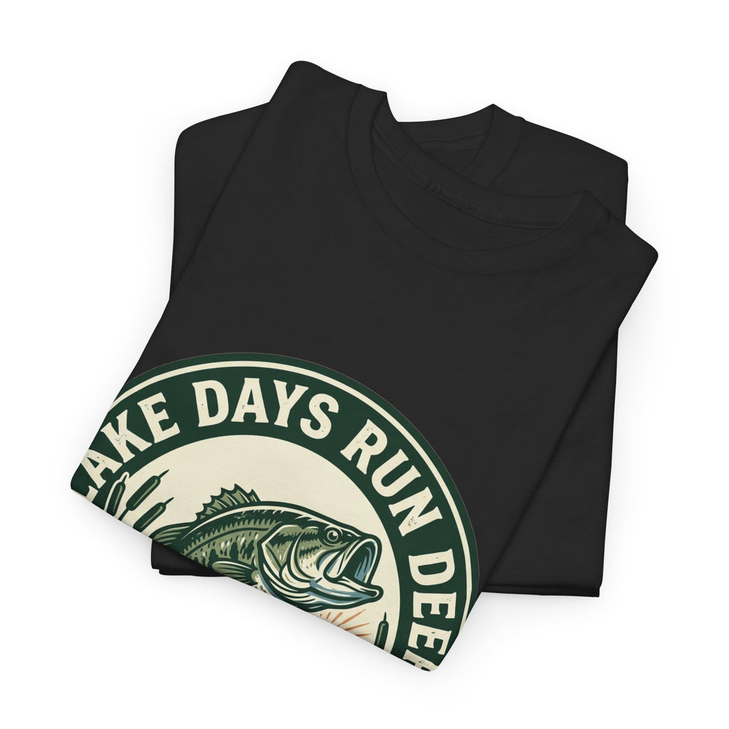 Lake Days Run Deep Fishing T-Shirt