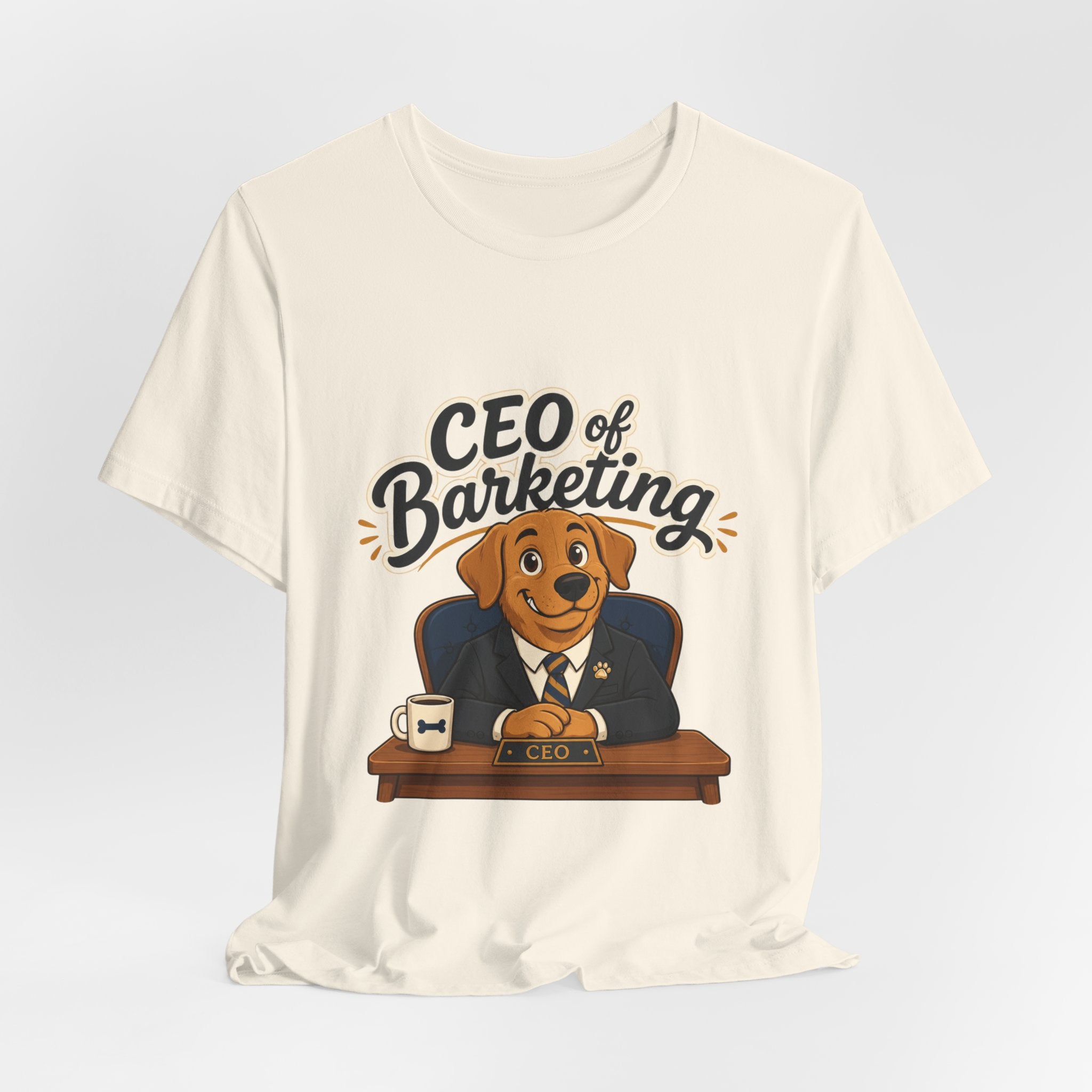 CEO of Barketing T-Shirt — Funny Dog Marketing Tee for Pet Lovers & Marketers