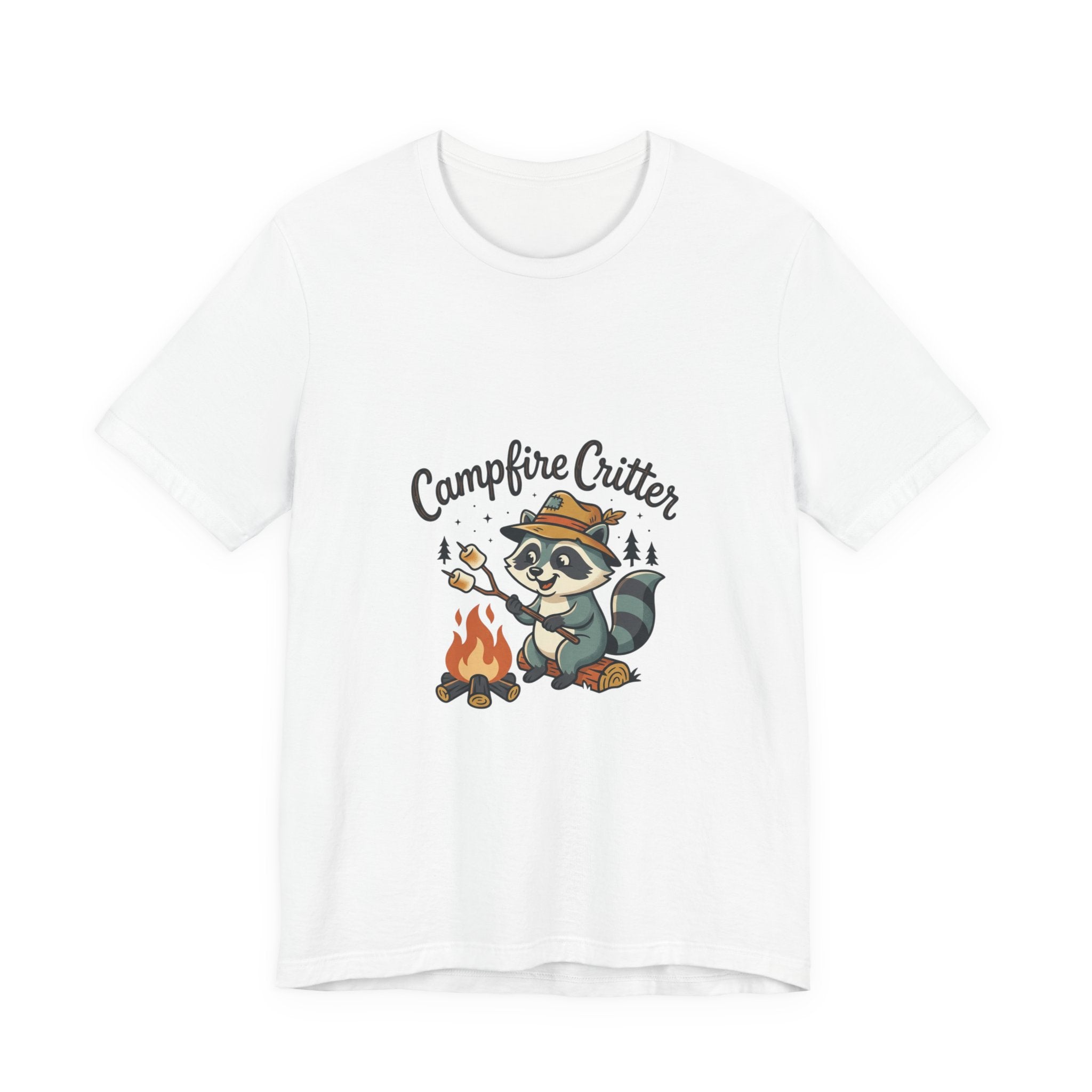 Campfire Critter T‑Shirt — Cute Raccoon Camping Tee