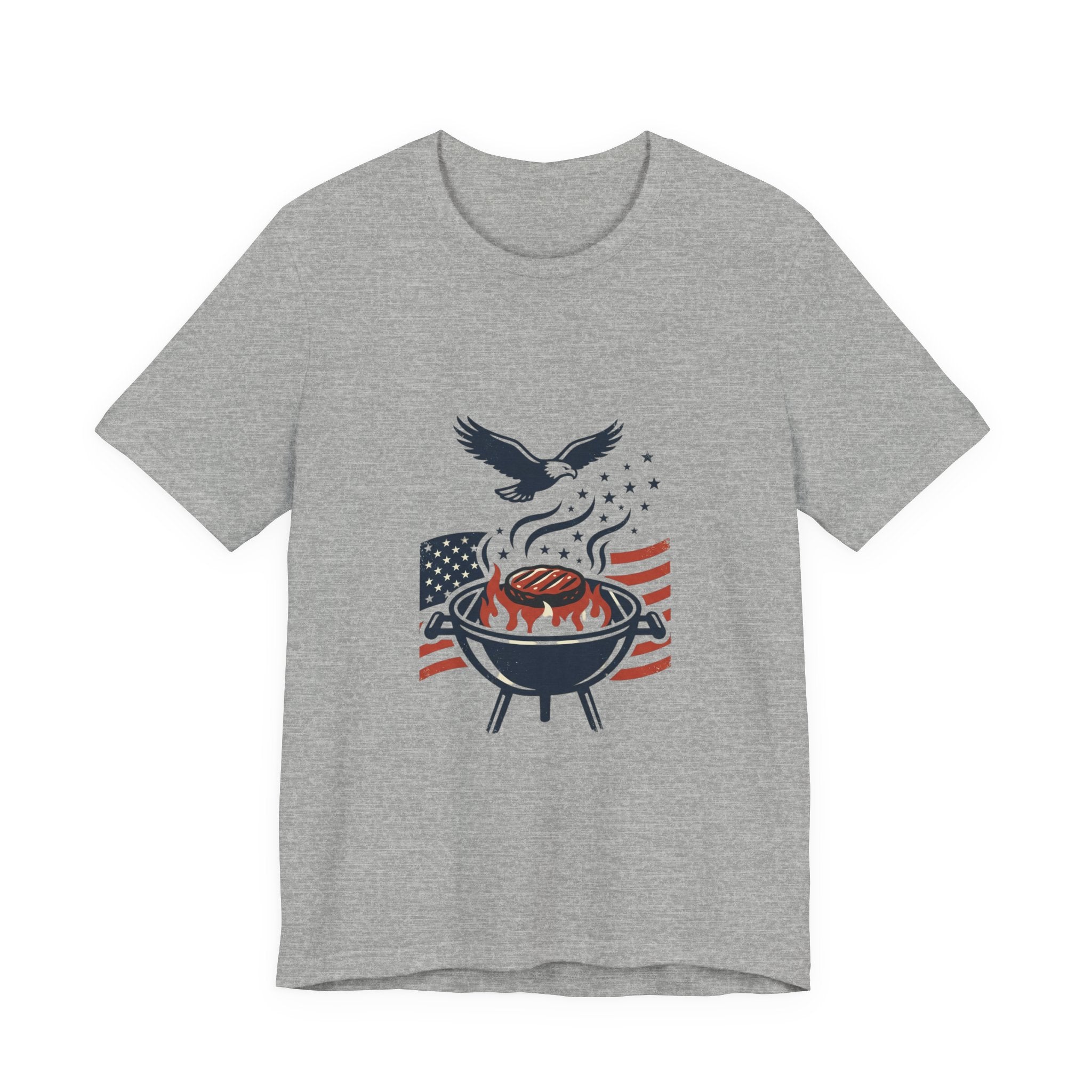 Faith & Freedom BBQ Tee | Patriotic vintage Americana July 4th